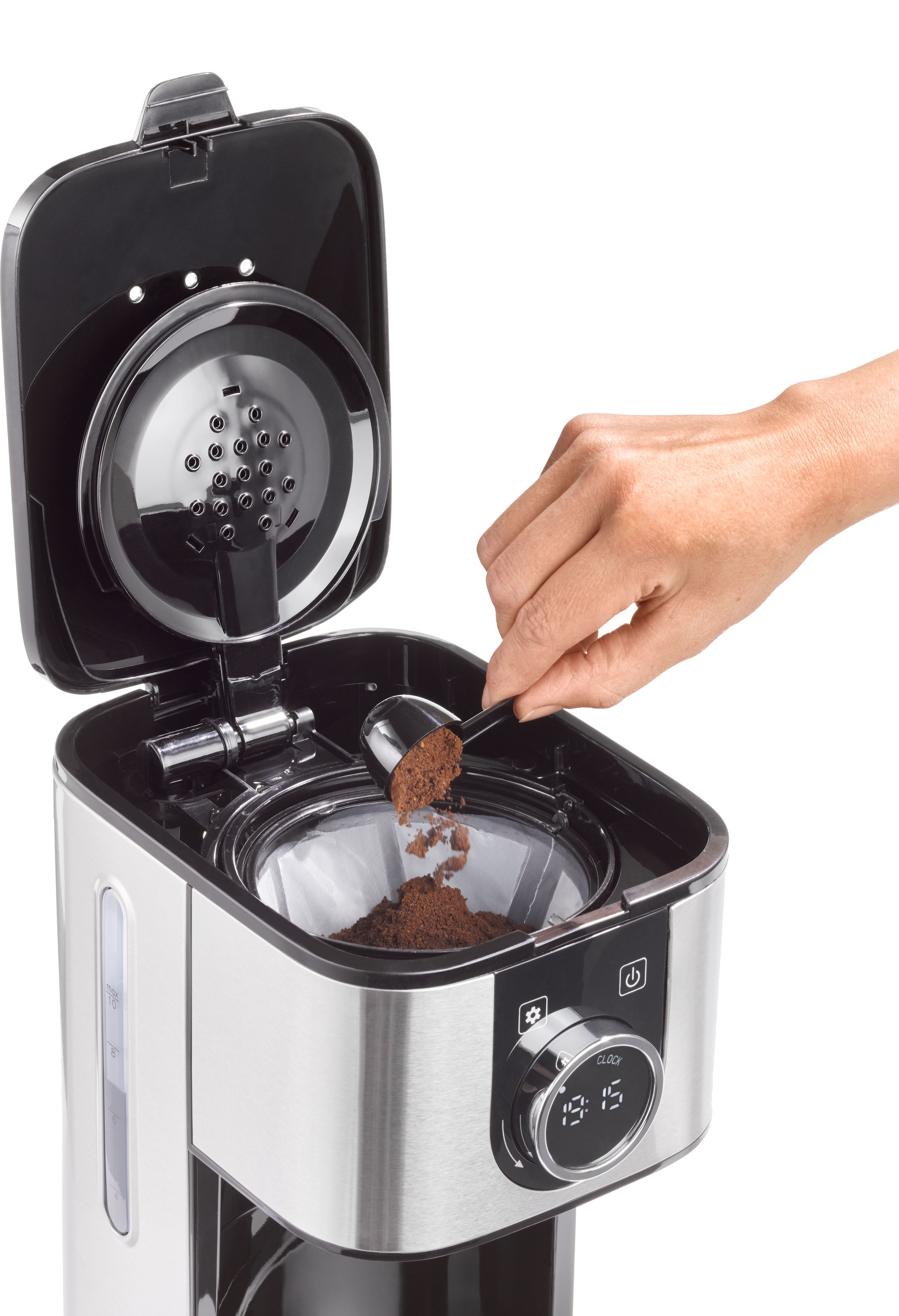 Caso Filterkaffeemaschine »1858 Selection C12« 1,5 l Kaffeekanne Papierfilter 1x4