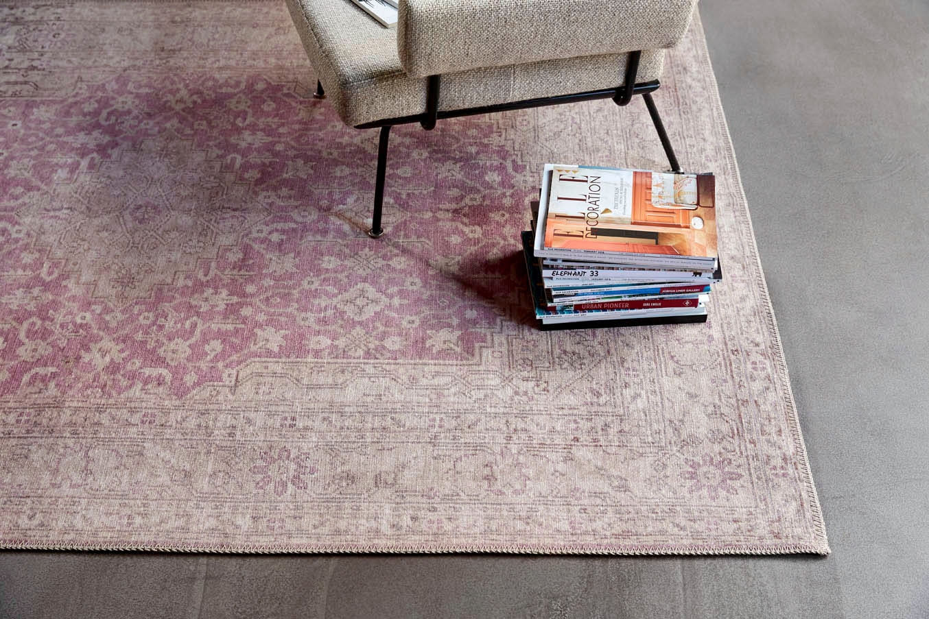Wecon home Teppich »Past Future«, rechteckig, 6 mm Höhe, Wohnzimmer