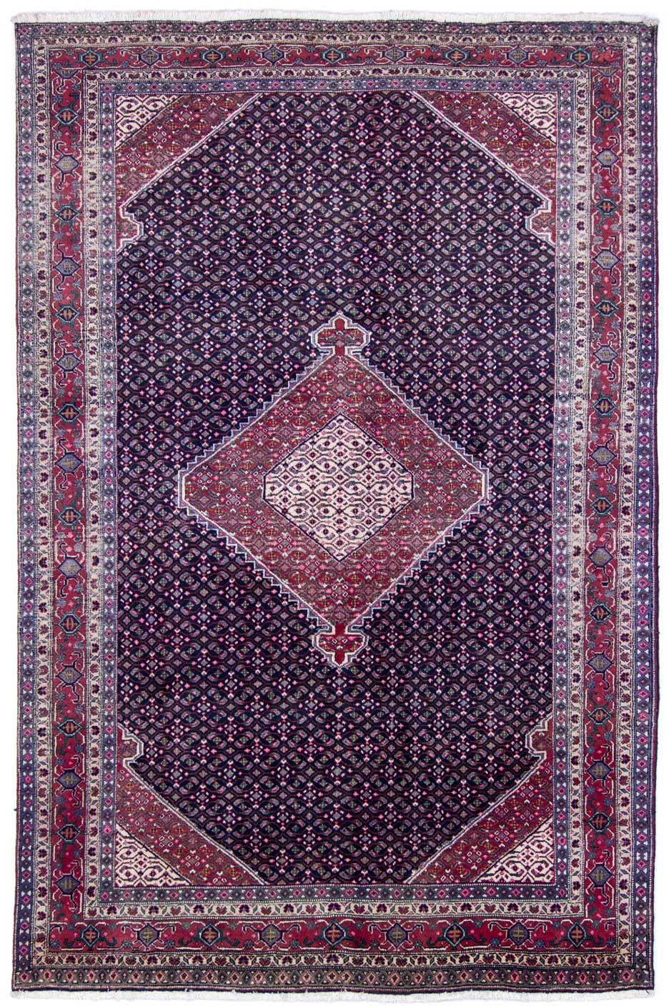 morgenland Wollteppich »Ardebil Medaillon Blu scuro 304 x 199 cm«, rechteck günstig online kaufen