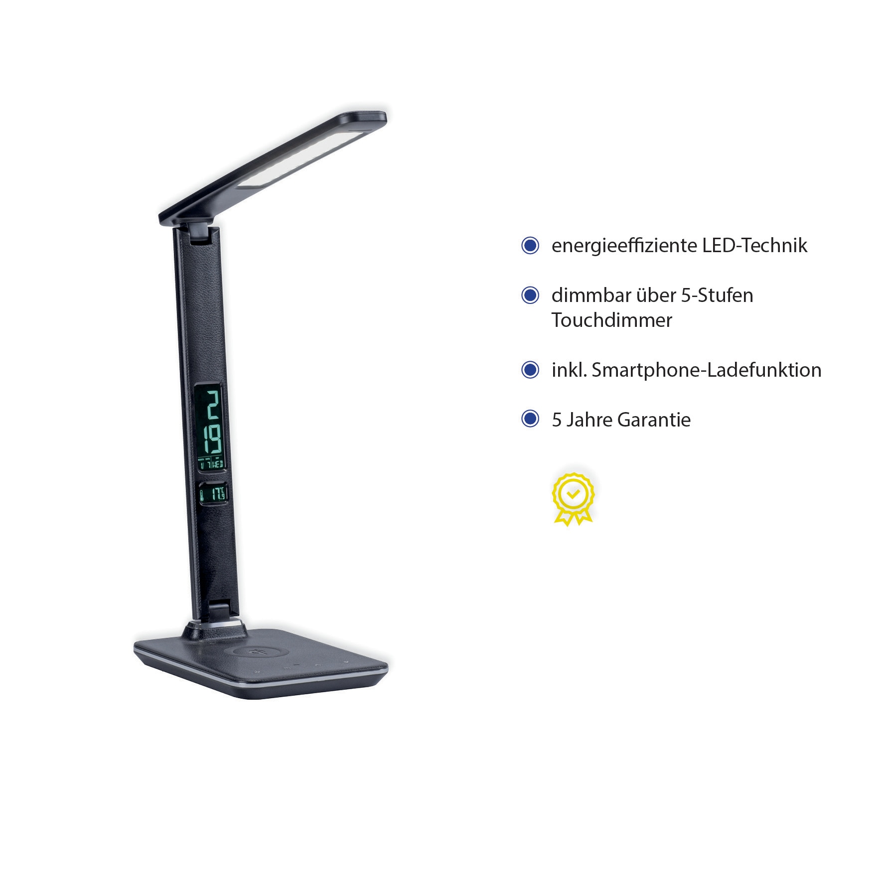 Paul Neuhaus LED Nachttischlampe »ADRIANO«, 1 flammig, Leuchtmittel LED-Board | LED fest integriert, LED
