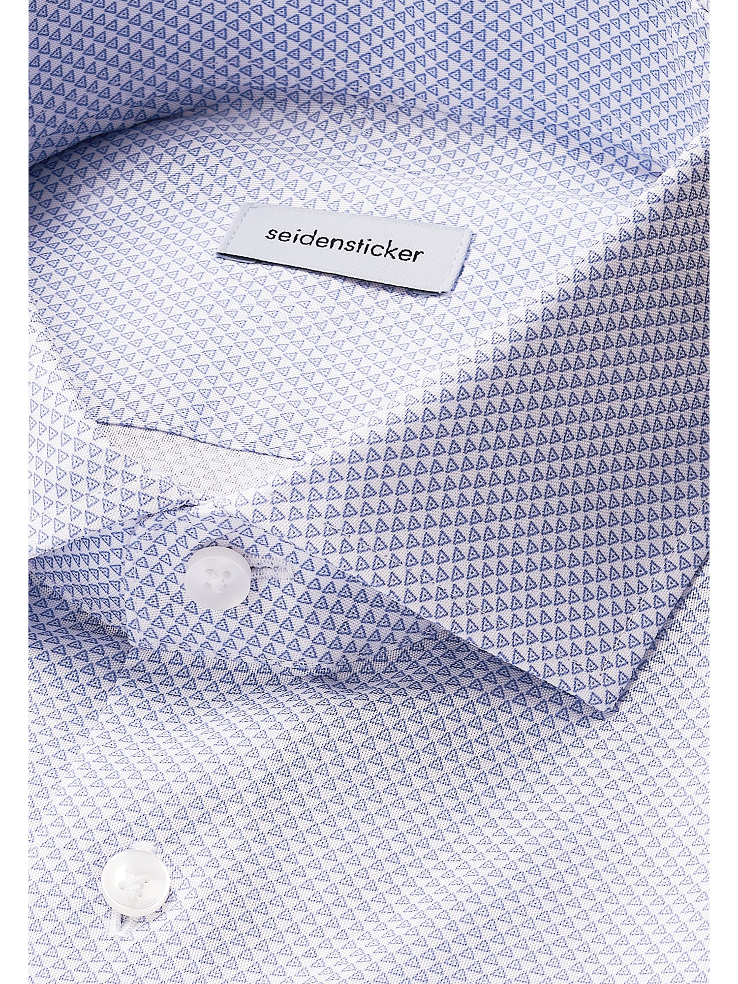 seidensticker Businesshemd »Schwarze Rose«, Slim 1/1 Kentkragen Druck