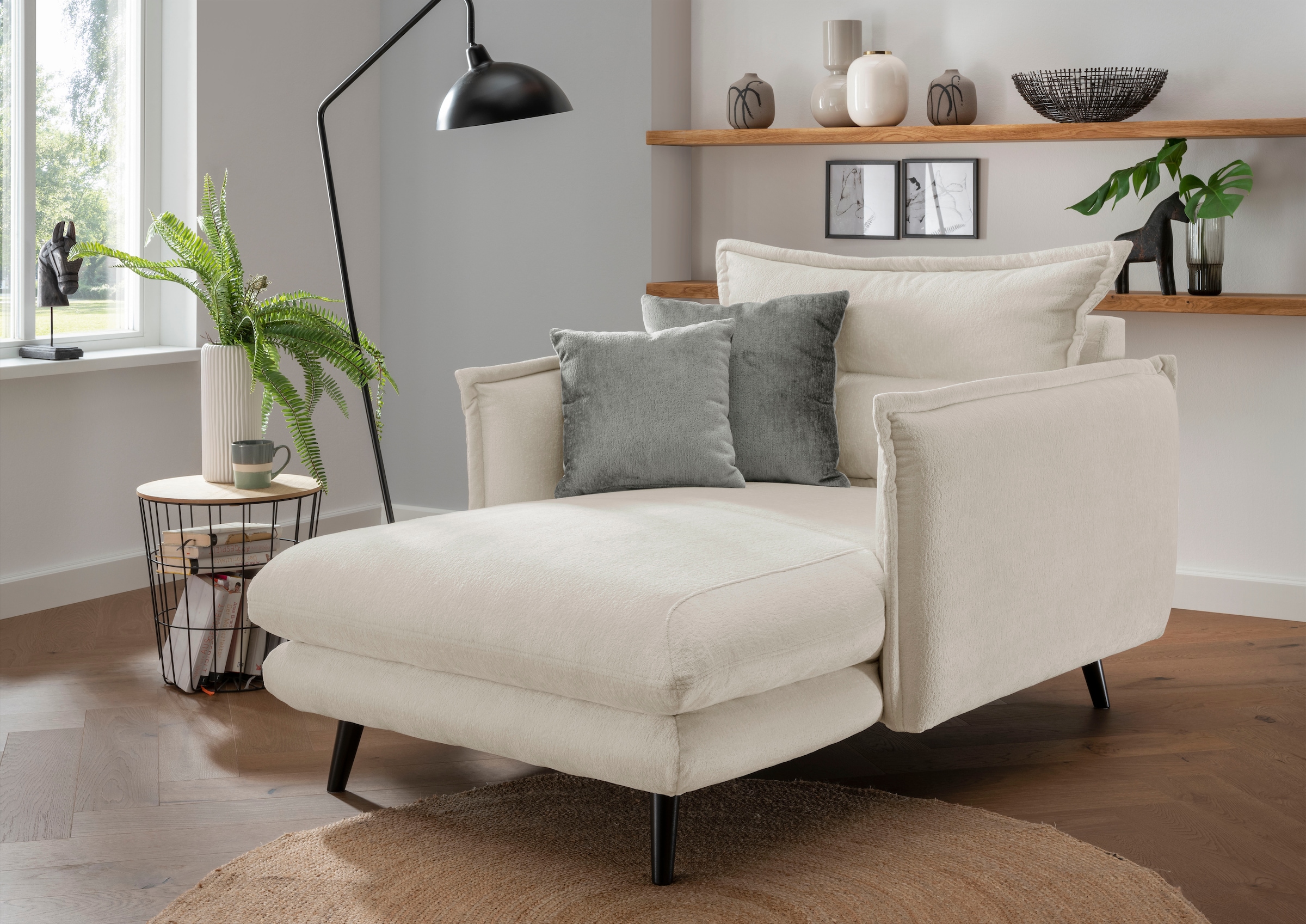 Home affaire Loveseat »Lazio« moderner Sessel mit einer bequemen Polsterung günstig online kaufen
