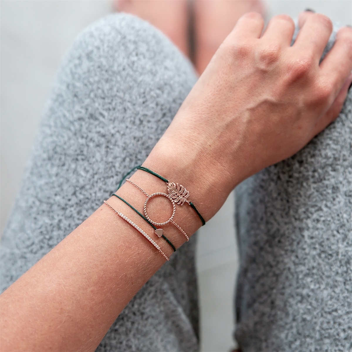 Glanzstücke München Armband »A1284«, (1 tlg.), aus Sterling Silber
