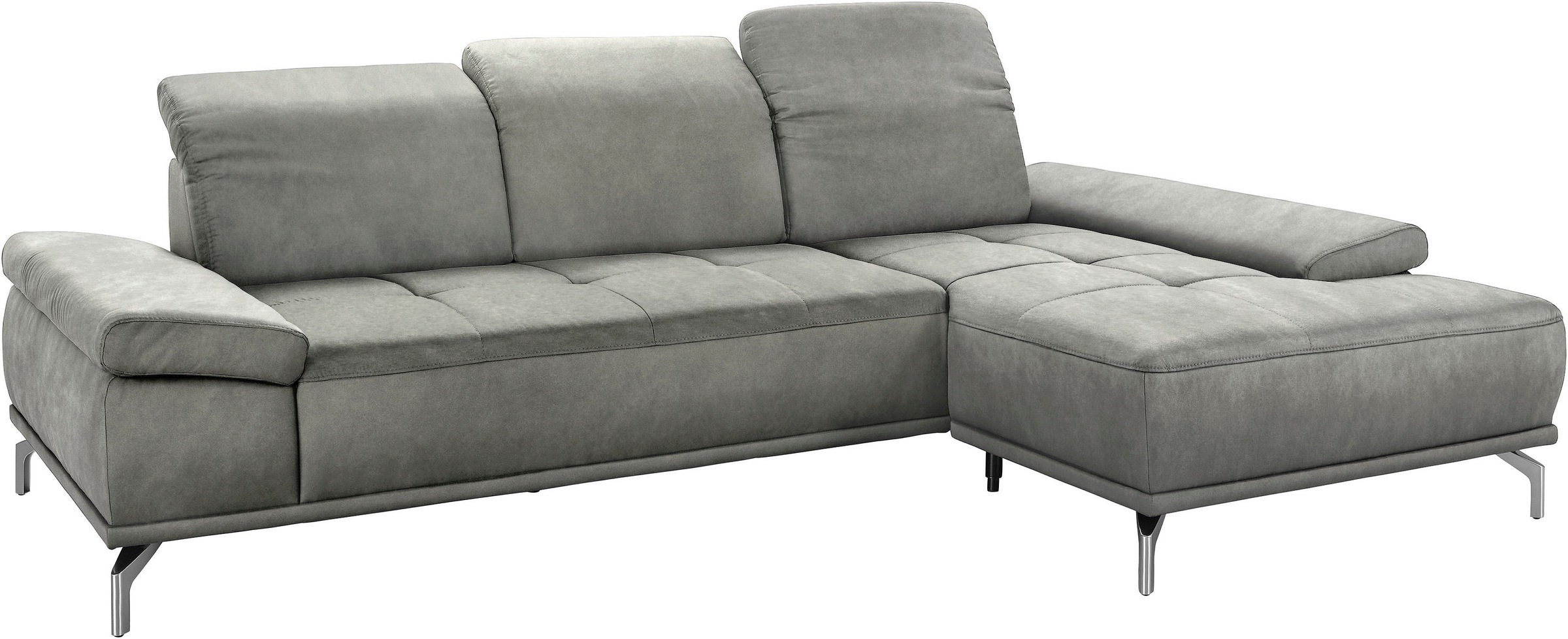 Home affaire Ecksofa »Caluna« Inkl.Sitztiefenverstellung, wahlweise mit Kopf- und Armteilverstellung