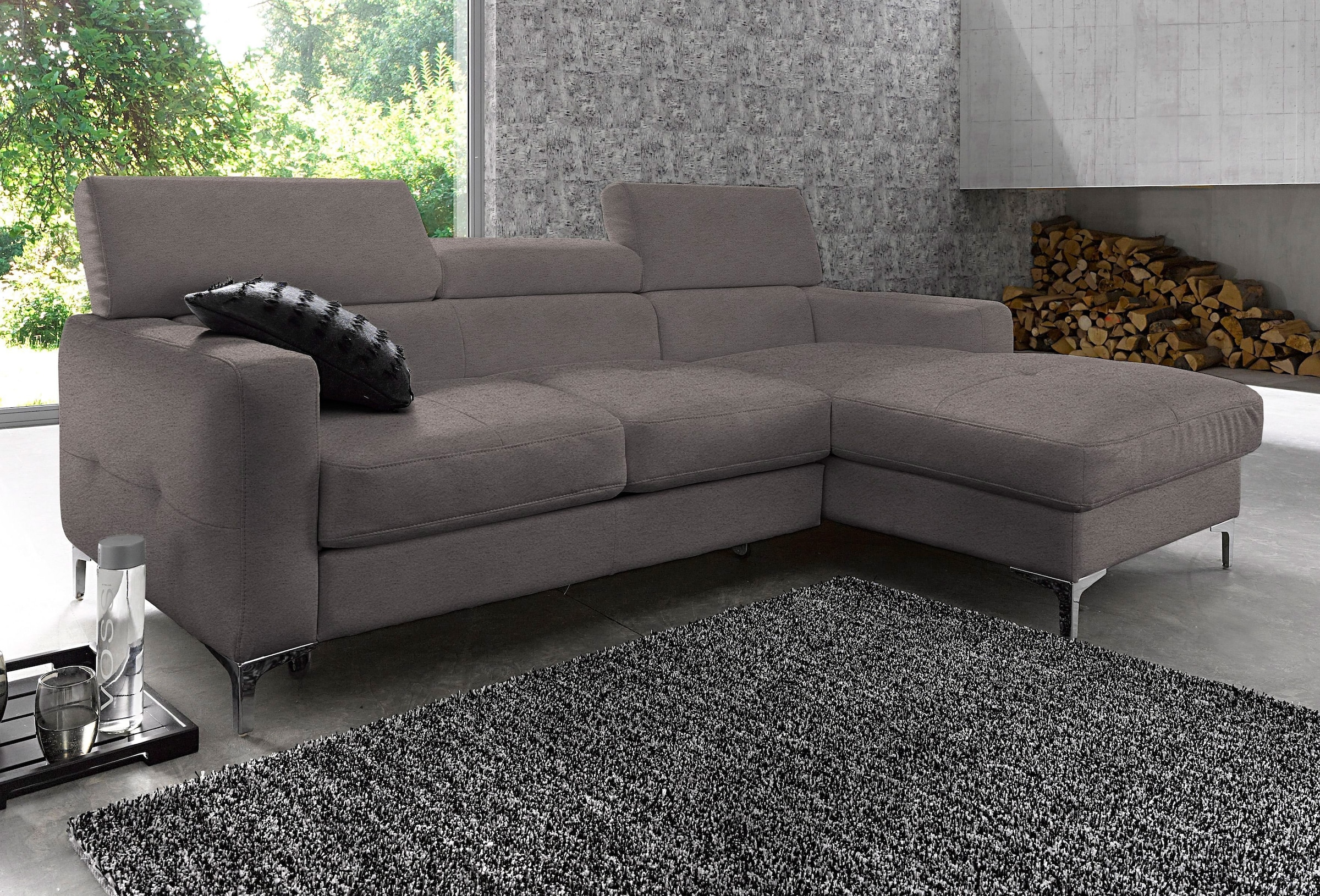 COTTA Polstergarnitur »Sammy L-Form«, (Set), Set bestehend aus: Ecksofa mit günstig online kaufen