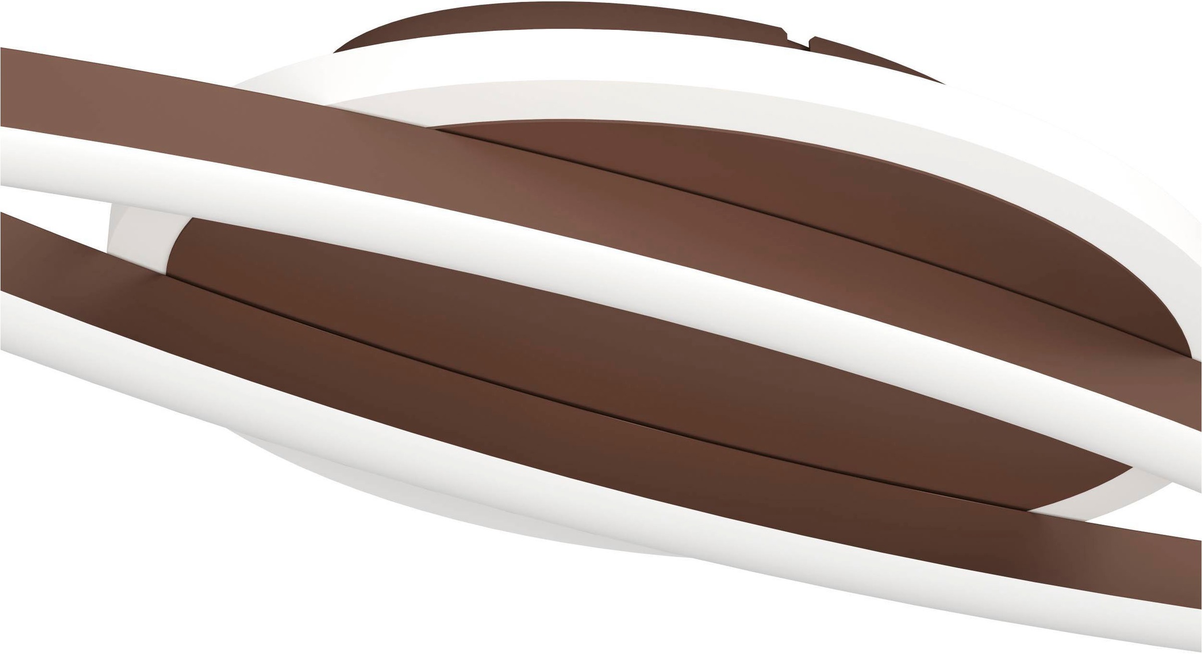 EGLO Deckenleuchte »Lungolago Deckenlampe, Bürolampe Decke aus Metall, Flurlampe, Lampe« LED-Modul 1 Stk. Neutralweiß Wand-/Deckenleuchte - L74 x B14 x H6 cm - bronze - 12W inkl.