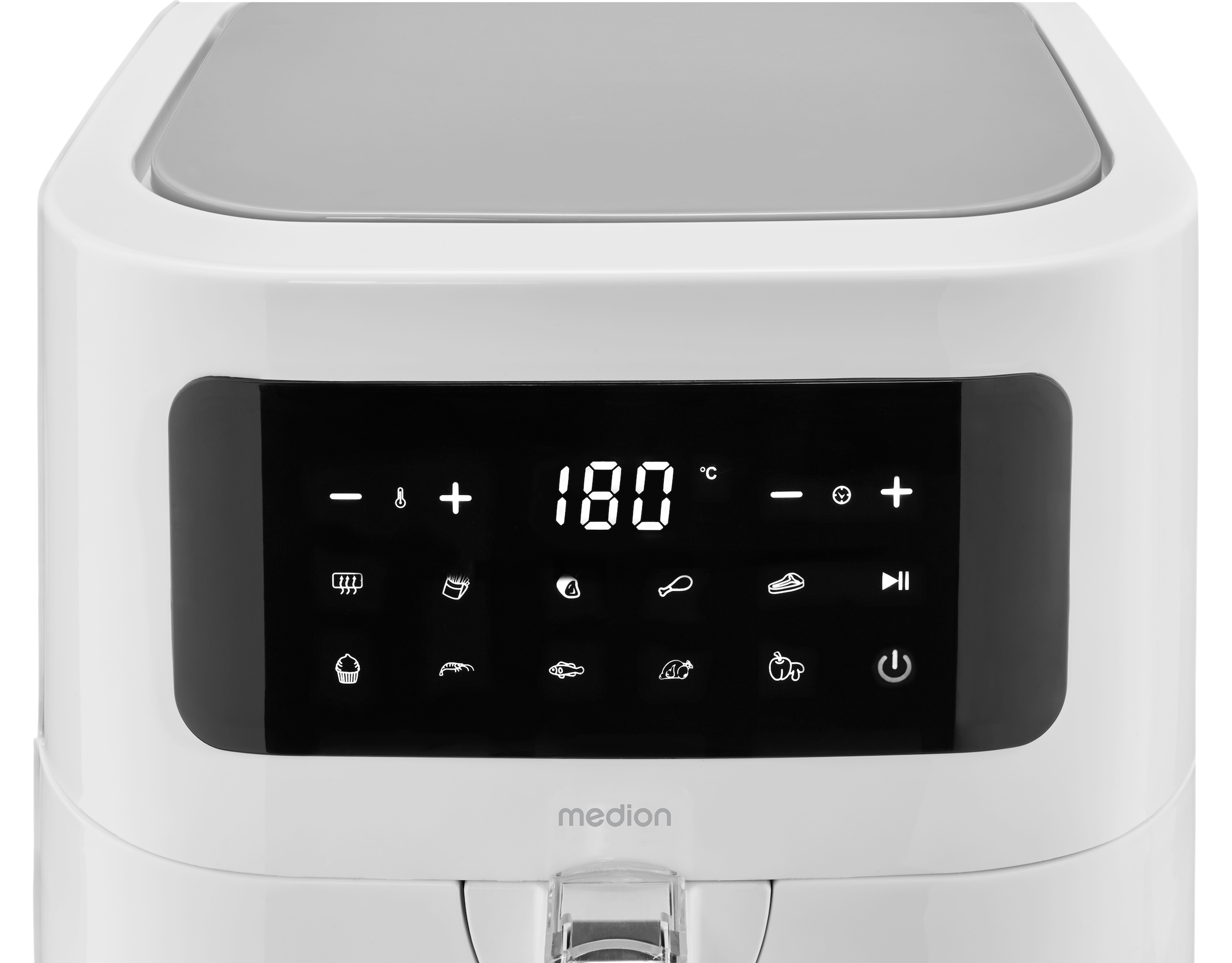 Medion® Heißluftfritteuse »MD11740  E40 XL, Nutzinhalt 5,2 L; Korb in Korb«, 2000 W, digitales Bedienfeld, 9 Automatikprogramme