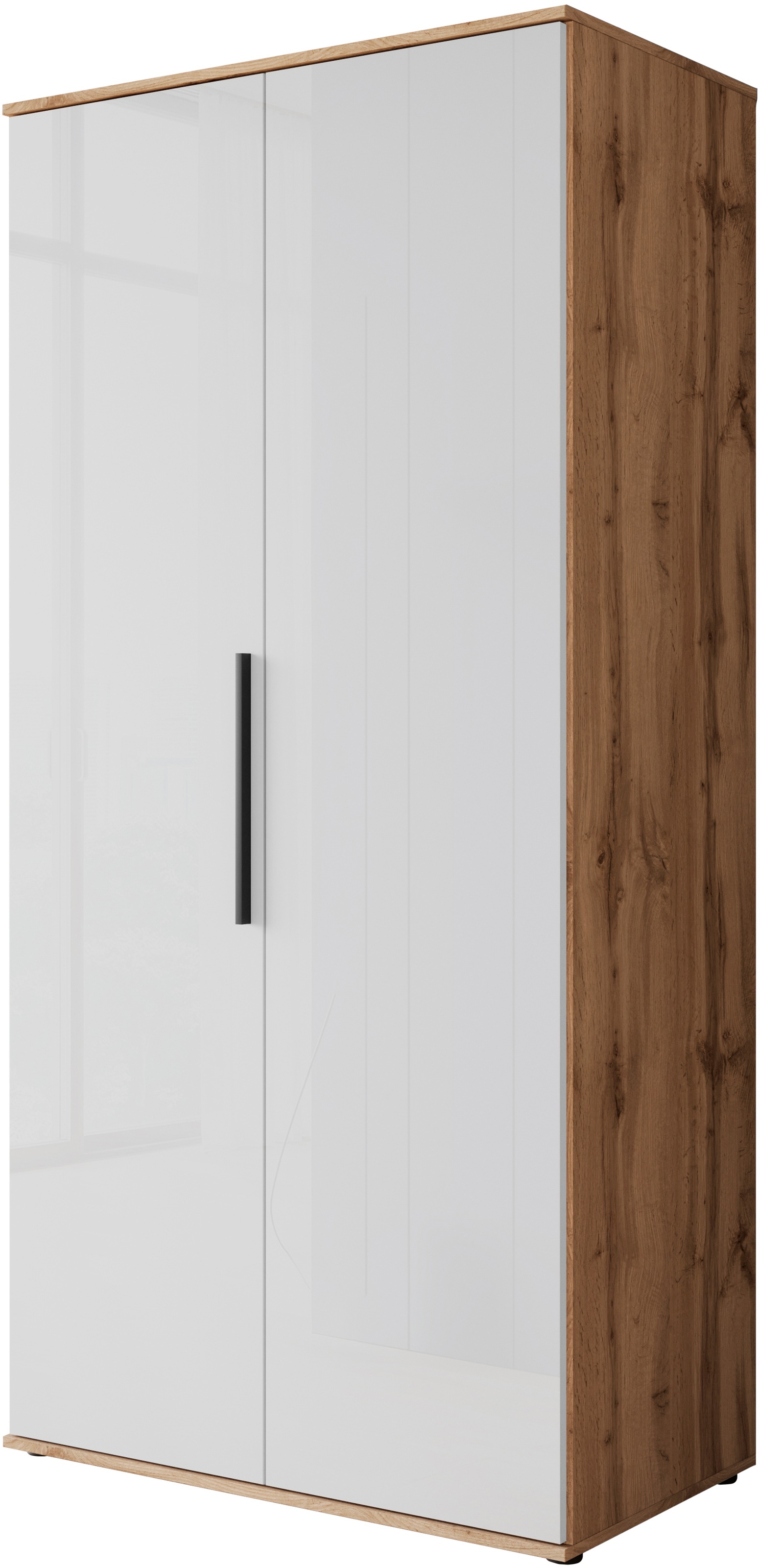 OTTO home Kleiderschrank LAGOS Wäscheschrank, Garderobe, schwarze Griffe, M günstig online kaufen