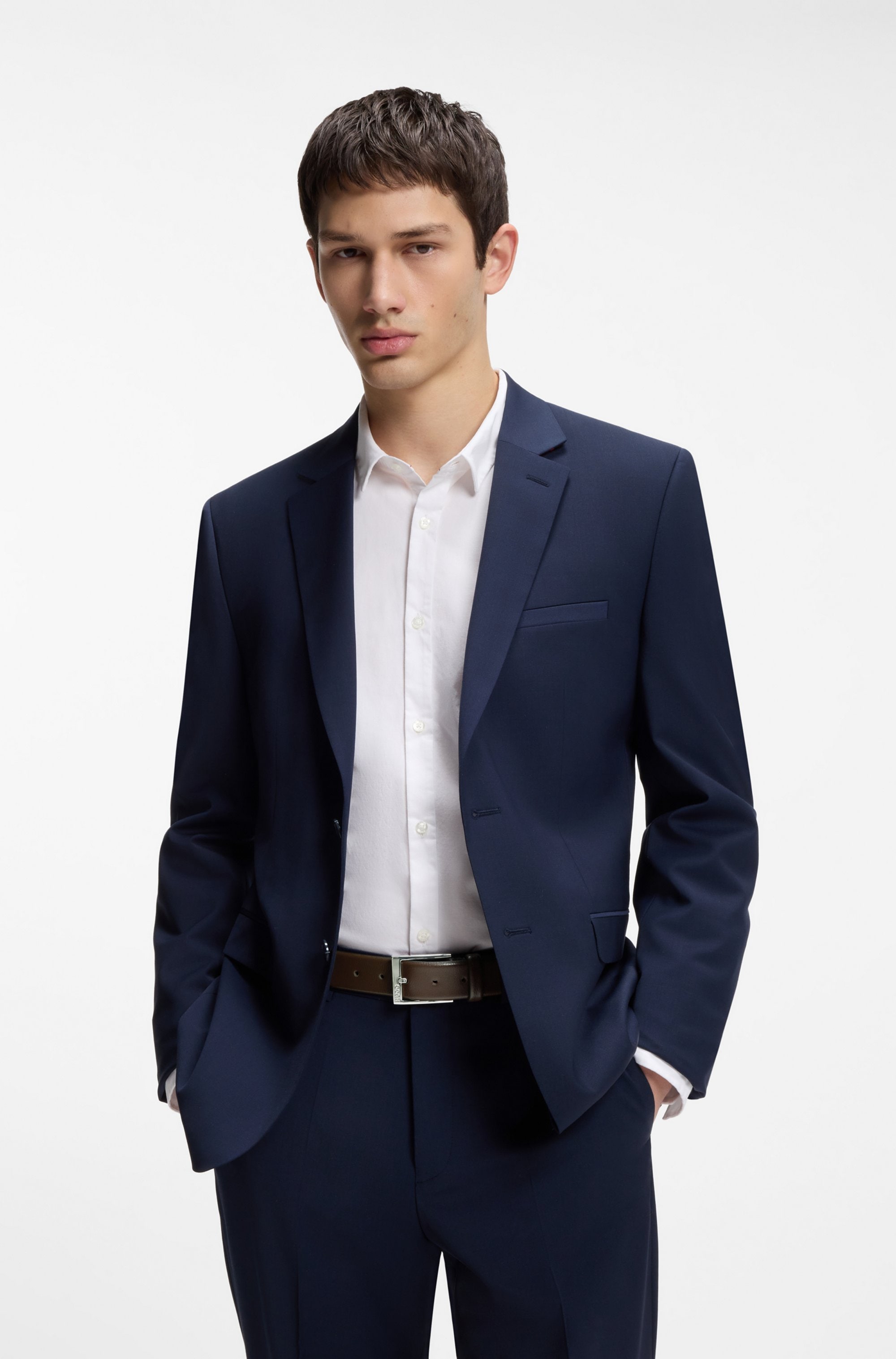 HUGO Ledergürtel »Gellot_Sz35«