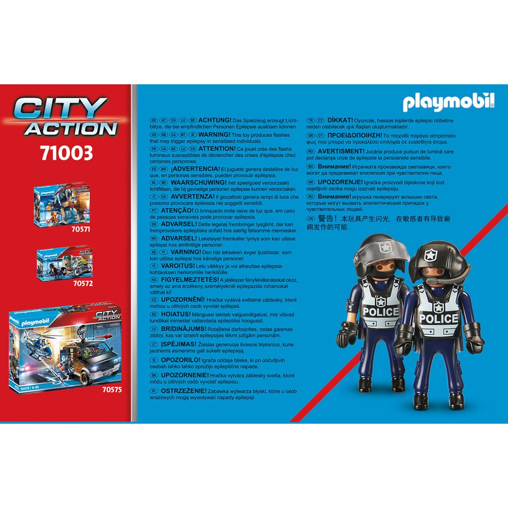Playmobil® Konstruktions-Spielset »SWAT Truck (71003), City Action«, (46 St.), Made in Germany
