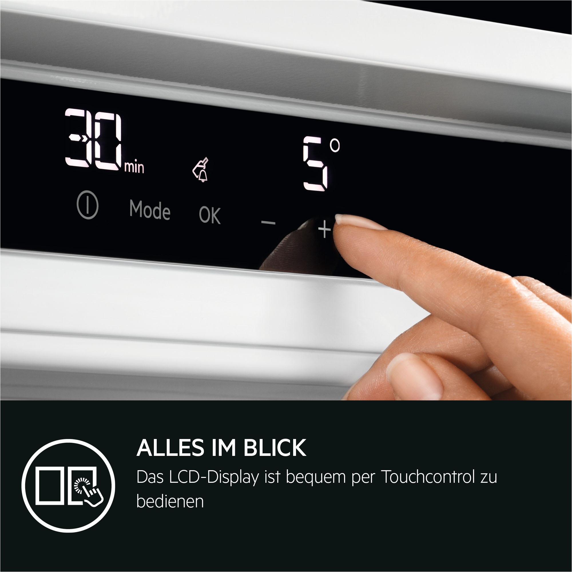 AEG Einbaukühlgefrierkombination 6000 »TF6FS181DC« 176,9 cm hoch 55,7 cm breit DynamicAir: Für gleichmäßige Kälteverteilung