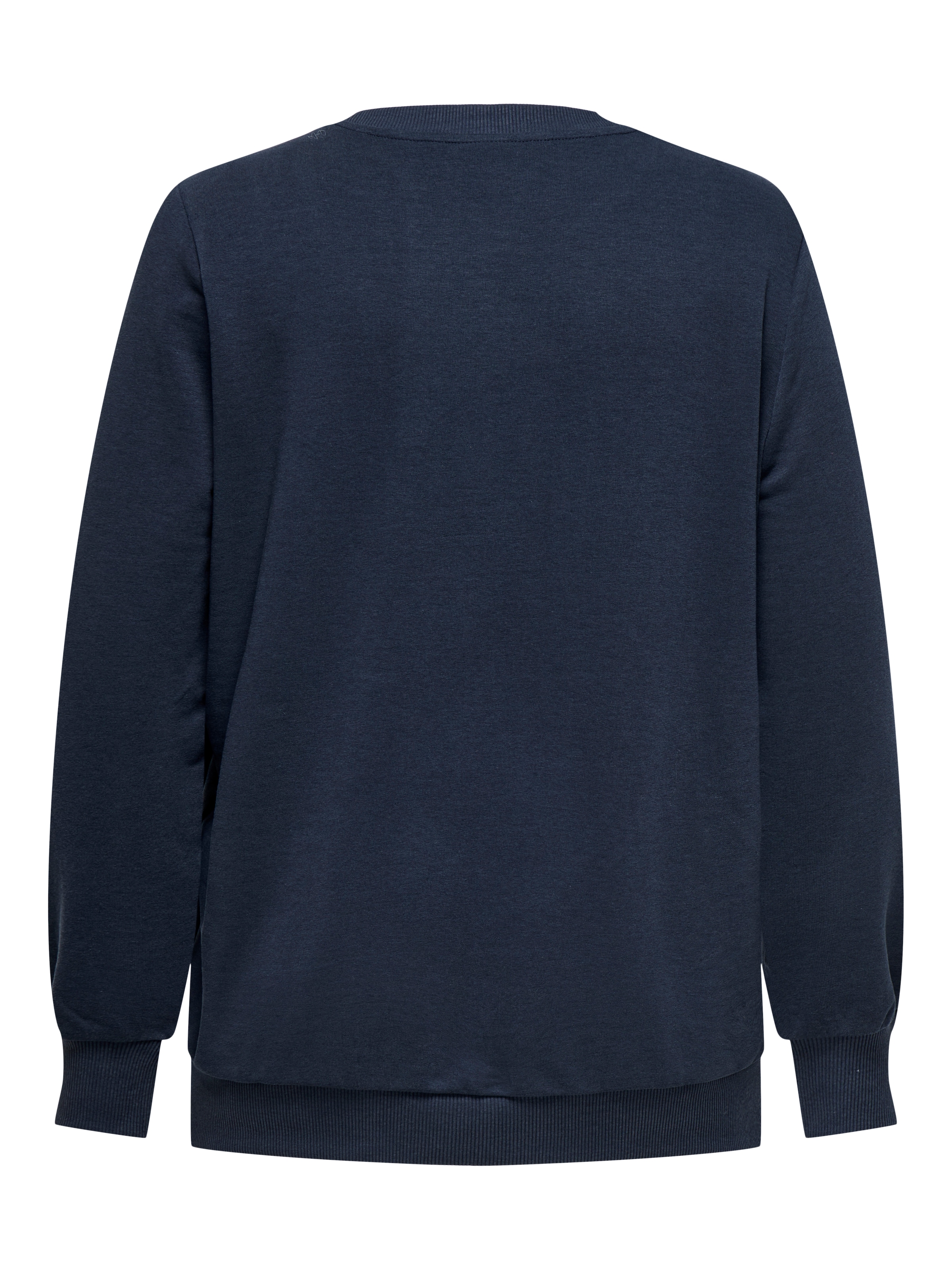 ONLY CARMAKOMA Sweatshirt »CARXMAS SNOW LS O-NECK SWEAT SWT«, Baumwollmischung, regular fit
