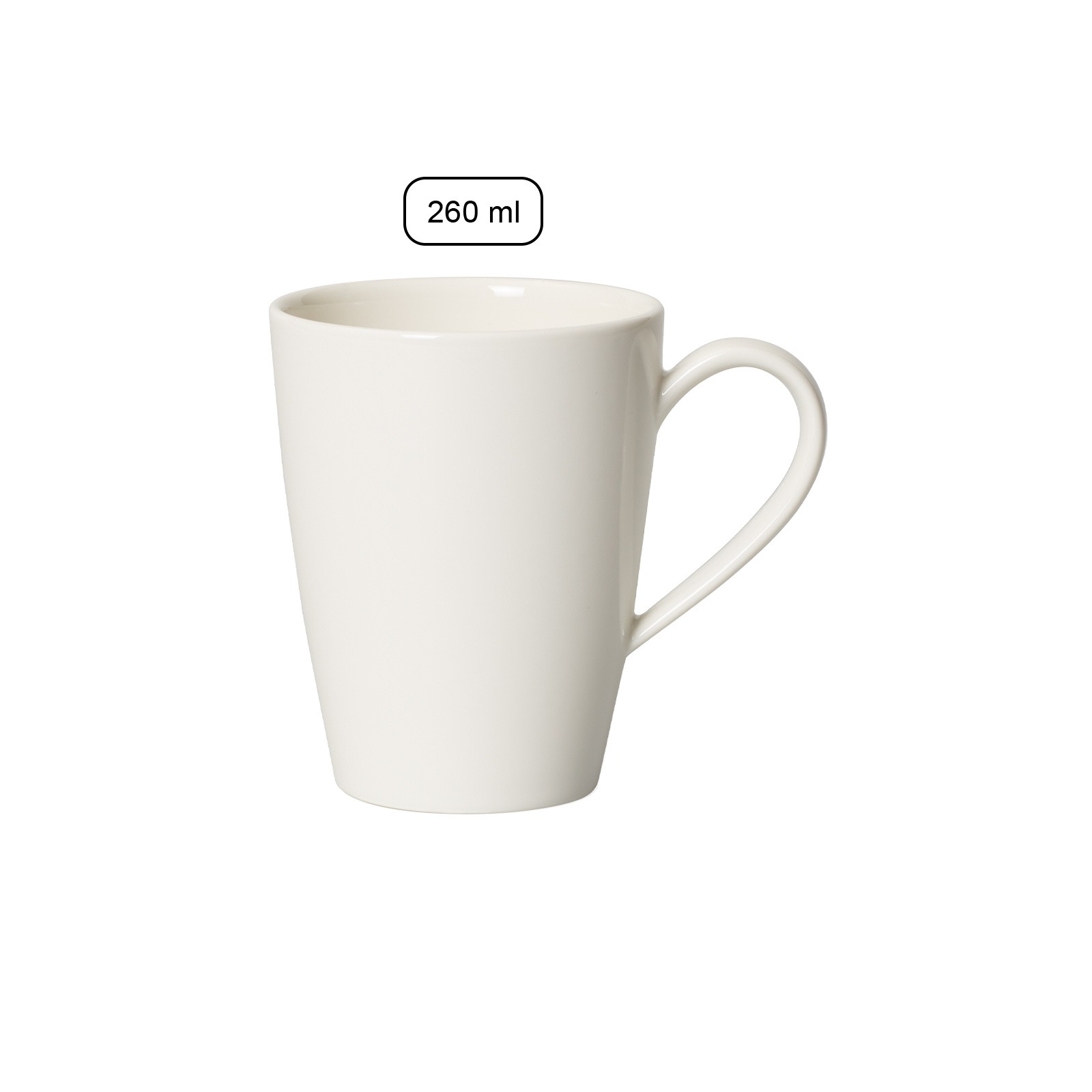 vivo Villeroy & Boch Group Becher »Kaffeebecher Basic White 260 ml 6er Set günstig online kaufen