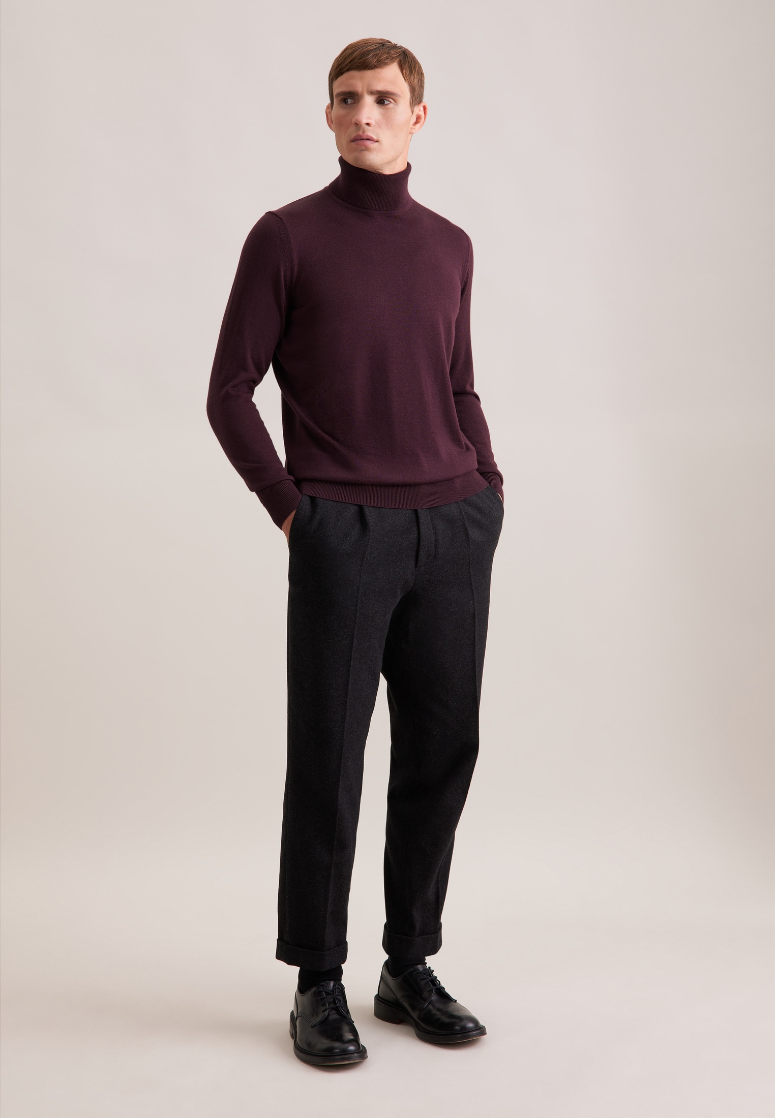 seidensticker Strickpullover »Schwarze Rose«, 1/1 Rundhals Uni
