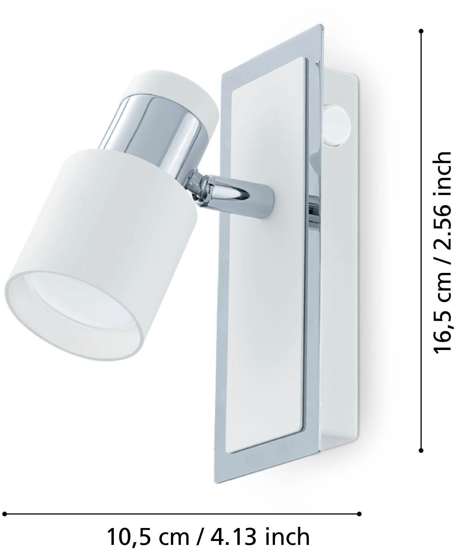 EGLO Deckenleuchte »Davida Deckenlampe, Deckenspot aus Metall, Wohnzimmerlampe, GU10« GU10 1 Stk.