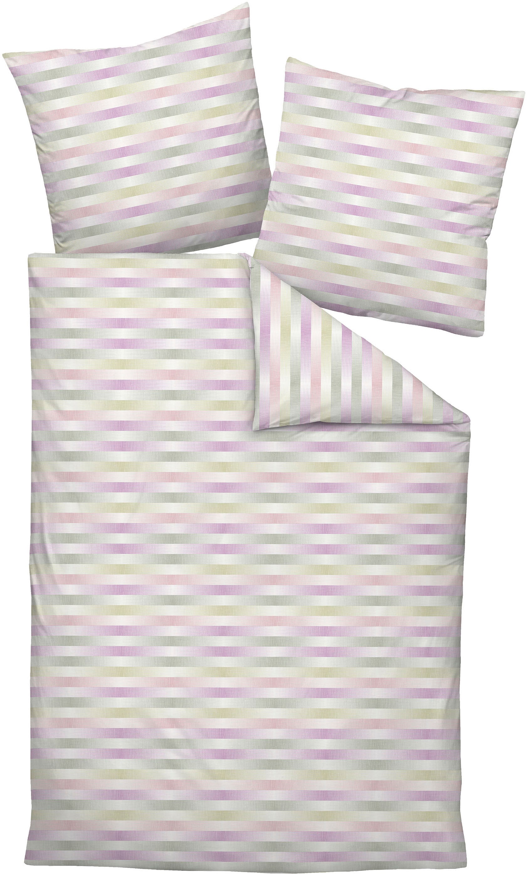 Janine Bettwäsche »CARMEN S 55124 06 * 155X220,80x80« mit Reißverschluss günstig online kaufen