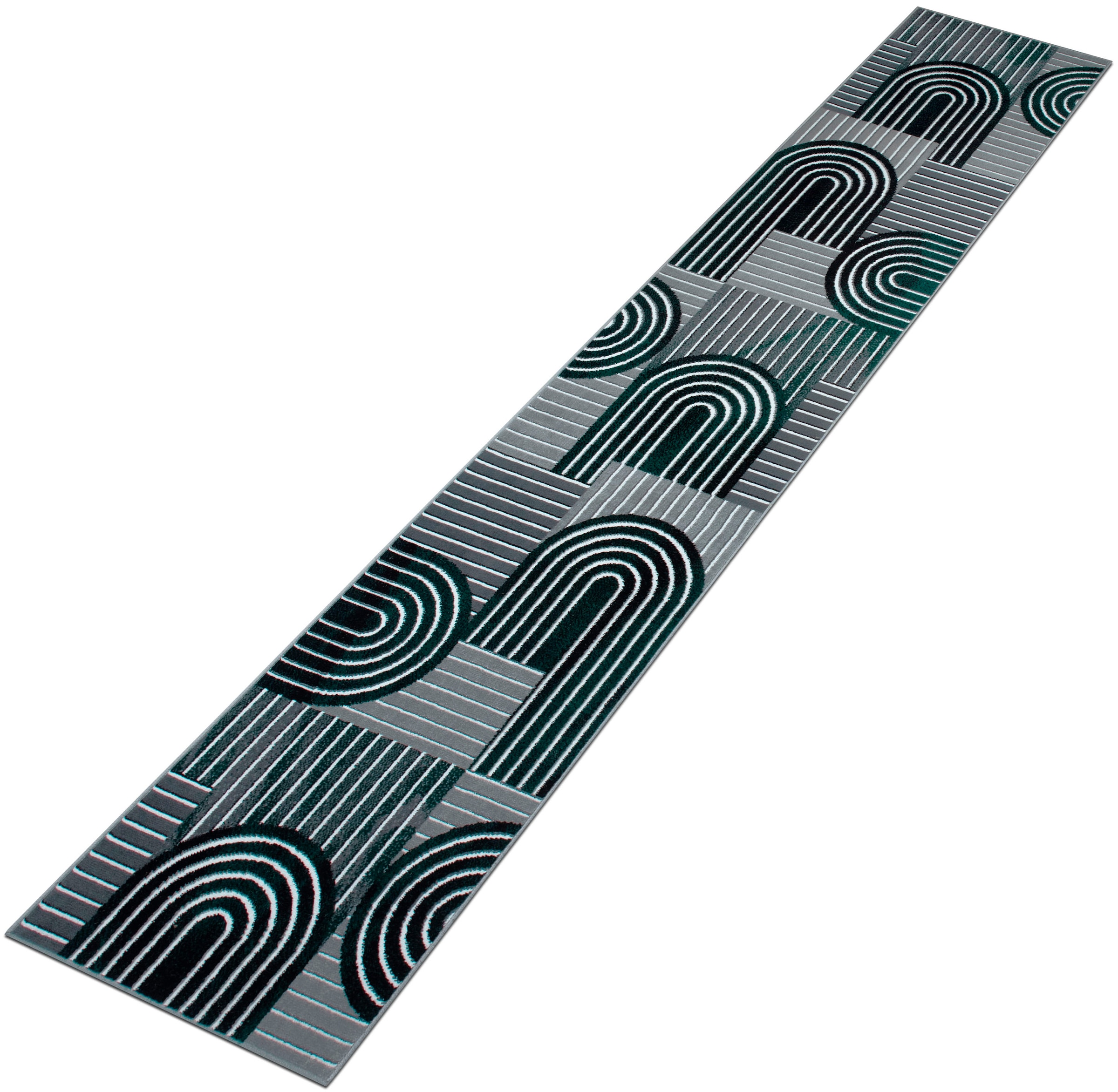 OTTO home Läufer »Lyssandra« rechteckig 8 mm Höhe 3D-Effekt, softer Kurzflor, pflegeleicht, leichter Glanz, Scandi-Look