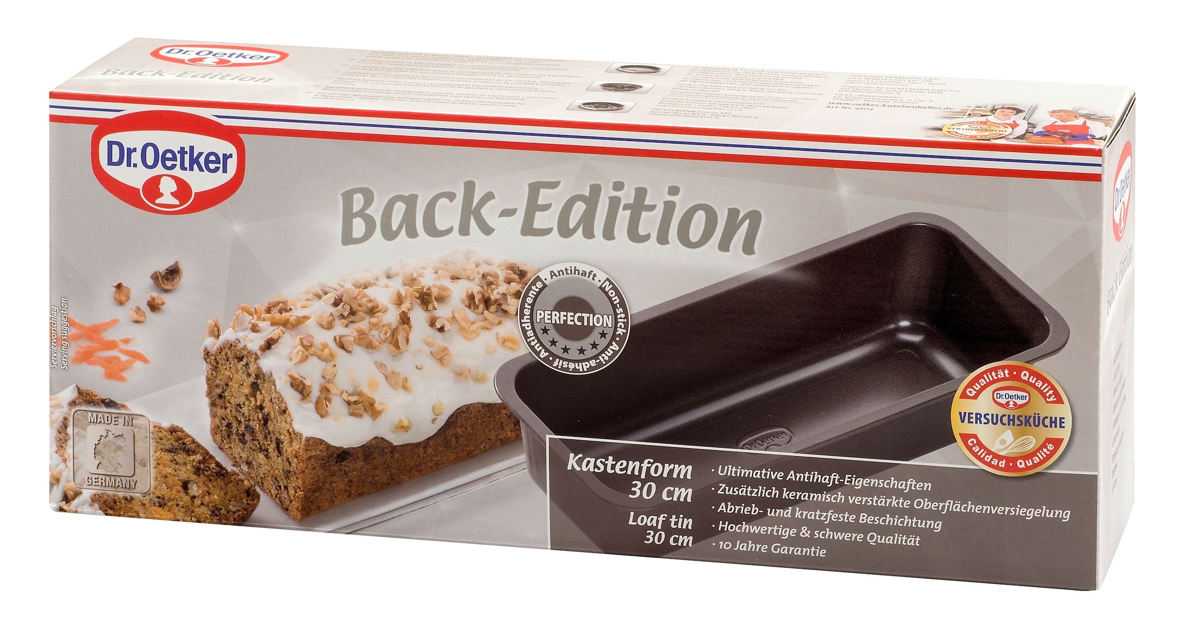 Dr. Oetker Küchenhelfer Kastenform »Back-Edition, für Brot und Backkreationen« mit Antihaft-Beschichtung, hitzebeständig bis 230°C