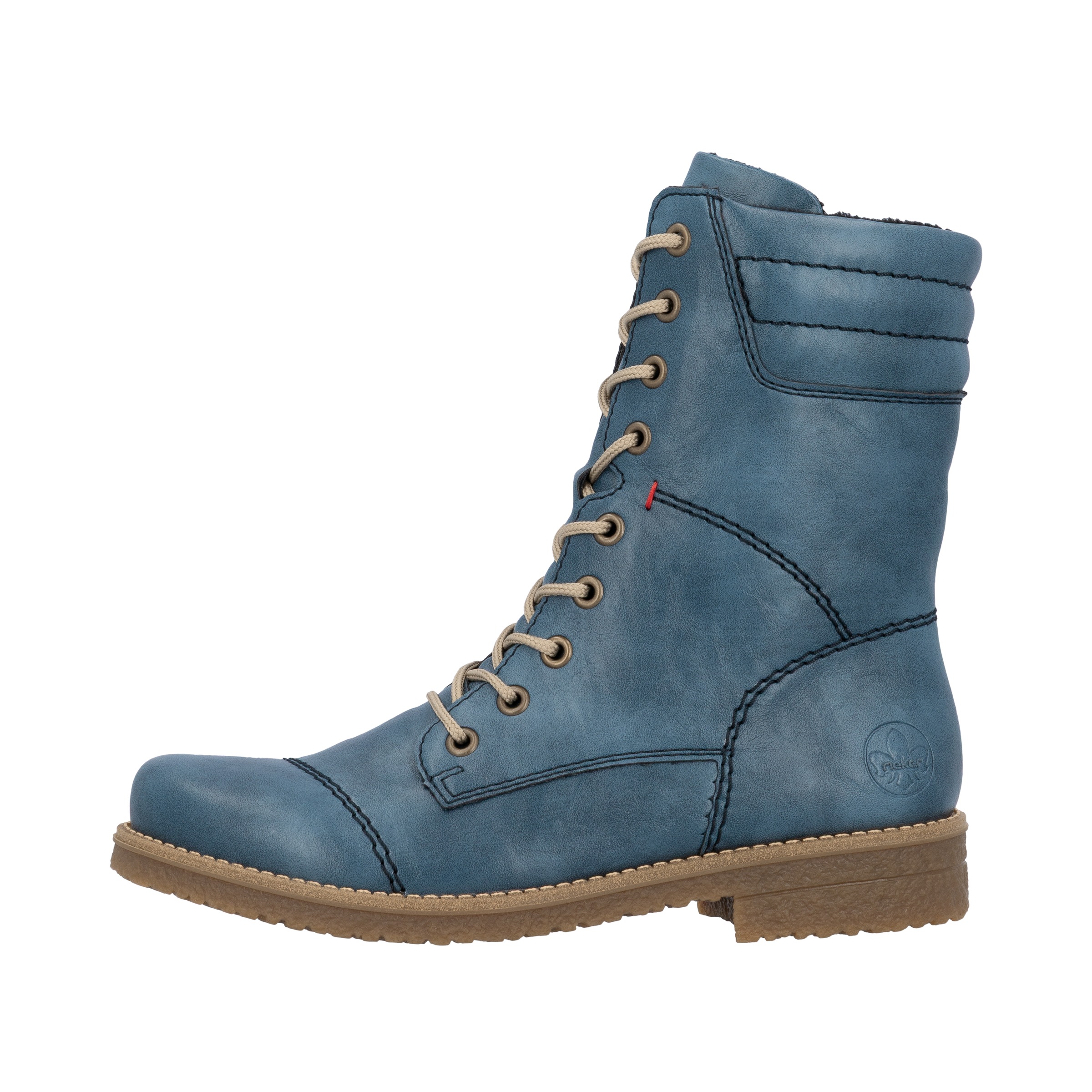 Rieker Schnürstiefelette, Schnürboots, Herbstboots mit gepolstertem Schaftrand