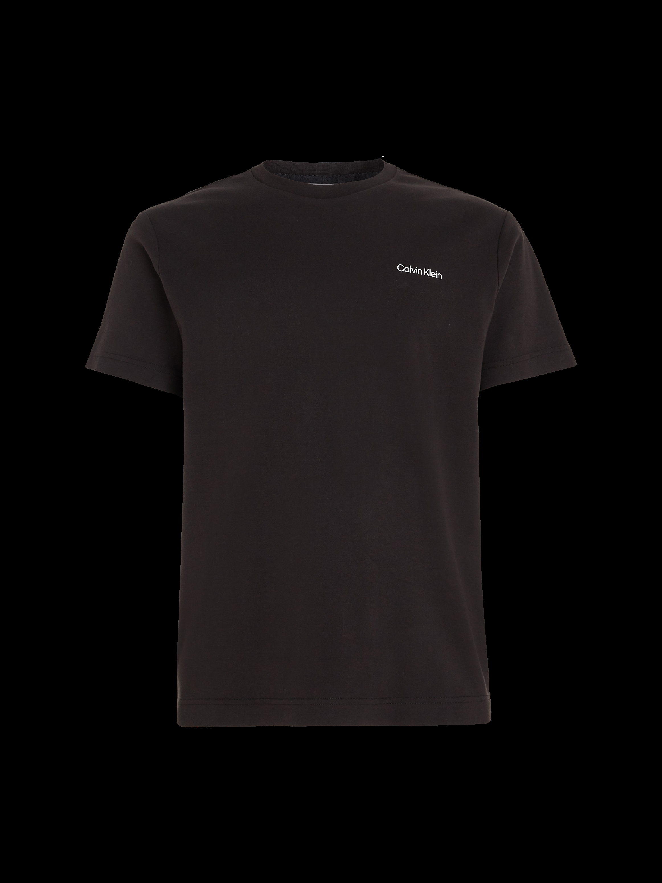 Calvin Klein T-Shirt »Micro Logo«, aus dickem Winterjersey, mit Logoprint