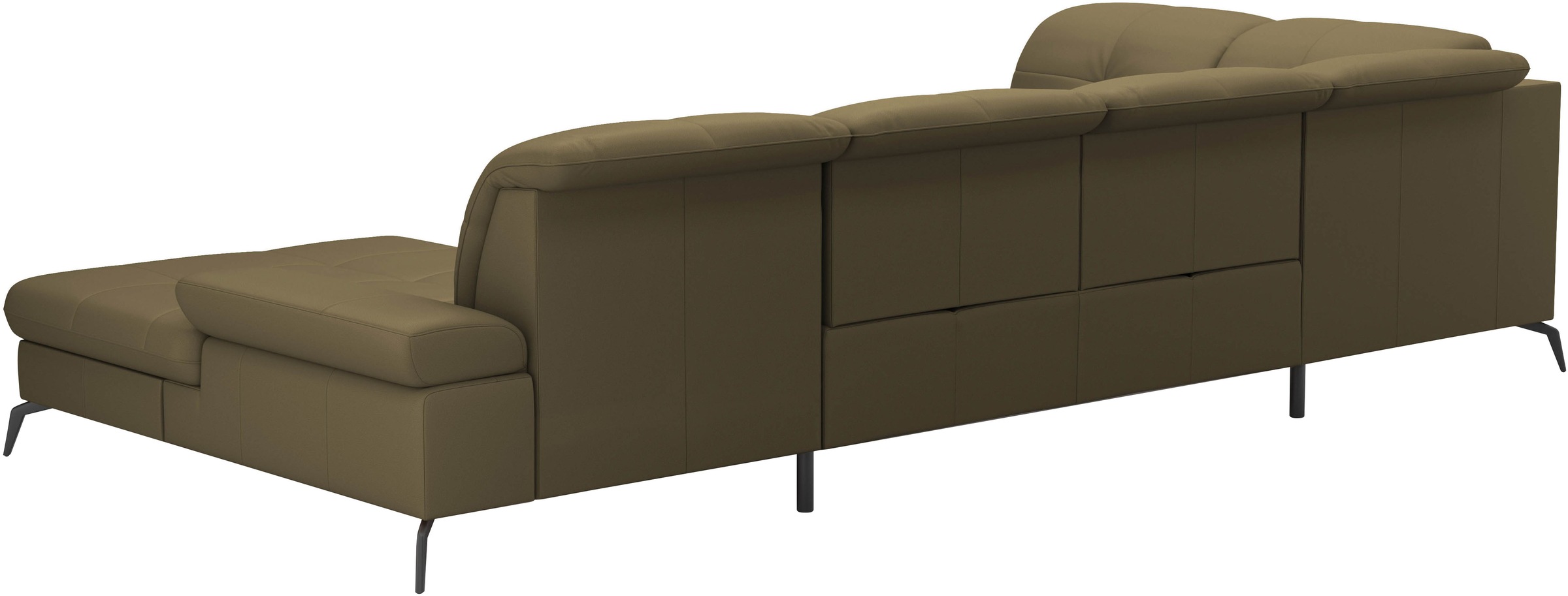 sit&more Wohnlandschaft »Amica, U-Form, inkl. Sitztiefenverstellung und Armteilverstellung«, wahlweise mit Kopfteilverstellung, Bettfunktion und Bettkasten