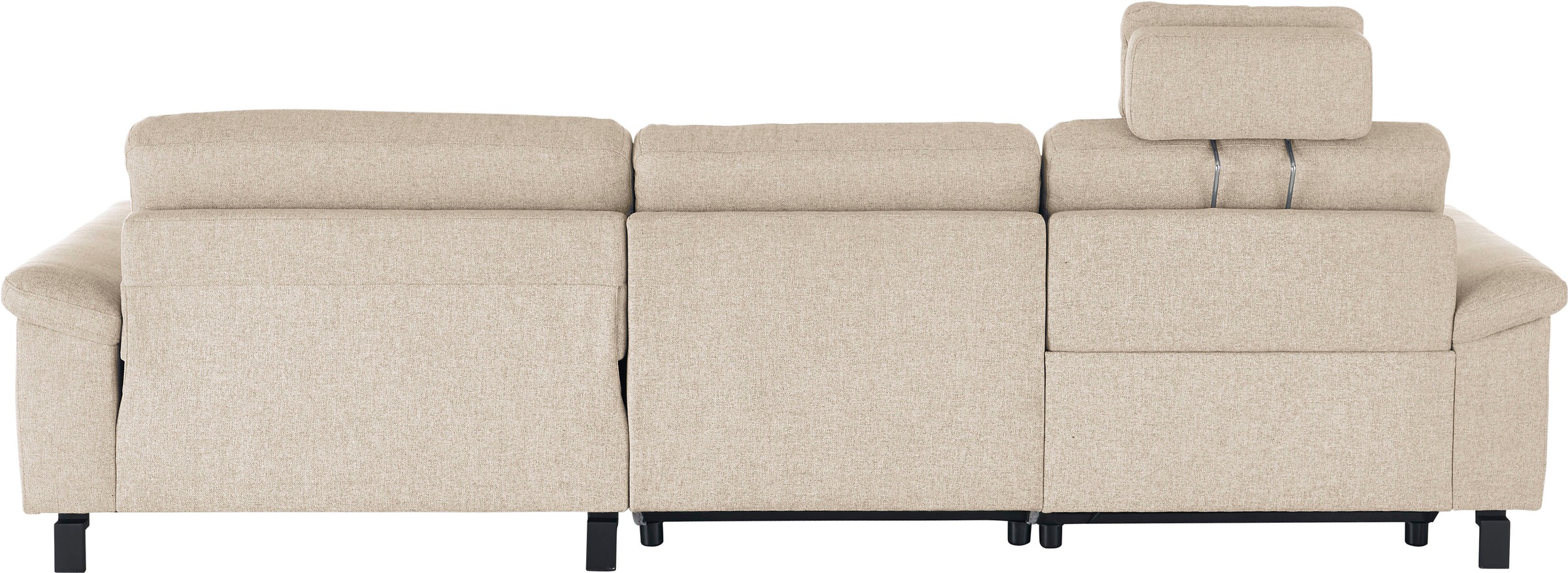 3C Candy Ecksofa »Mainau L-Form«, Relaxfunktion im 1,5-Sitzer, motorische Schlaffunktion in Longchair