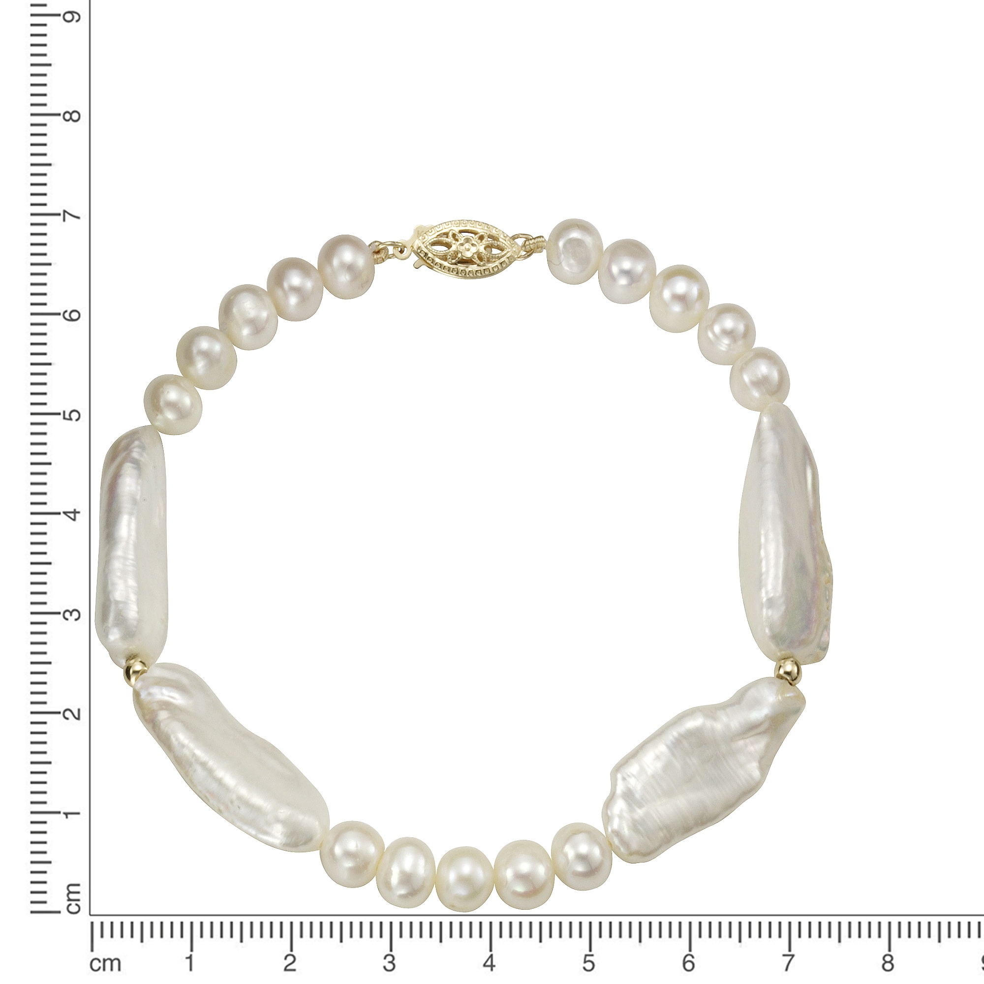 Fascination by Ellen K. Armband »Gold 585 Perle weiß 6-7mm«