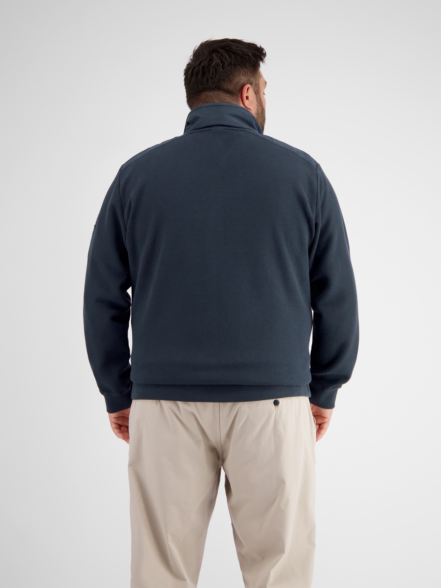 LERROS Sweatjacke »LERROS Sweatjacke mit Stehkragen«