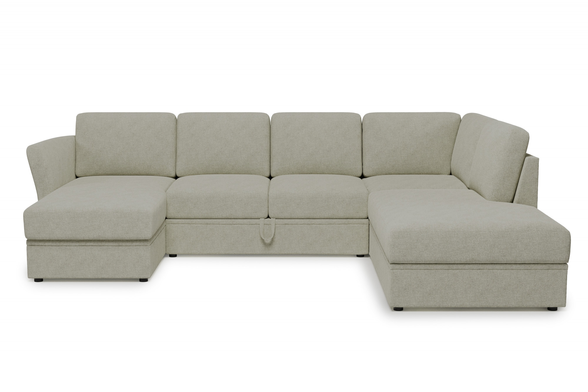 Home affaire Wohnlandschaft »Lavars Schlafsofa«, mit Bettfunktion und Stauraum, in zwei verschiedenen Bezugsqualitäten