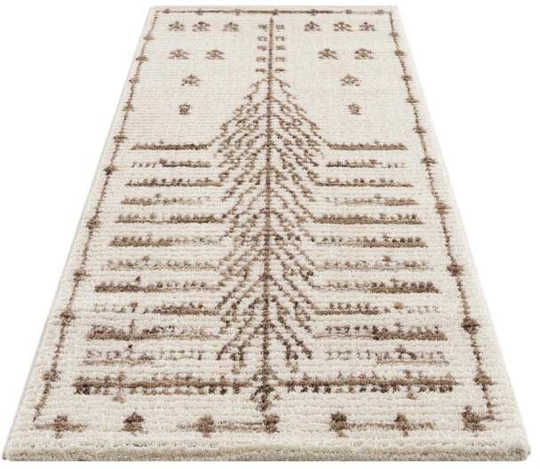 Carpet City Teppich »April 2308«, rechteckig, 10 mm Höhe, Läufer, weich durch Microfaser, Boho Ethno Look, Wohnzimmer