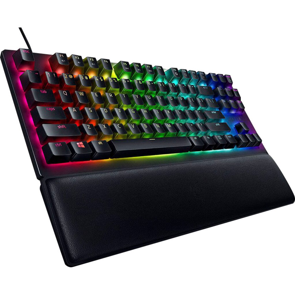 RAZER Gaming-Tastatur »Huntsman V2 Tenkeyless«, (Handgelenkauflage-Fn-Tasten)