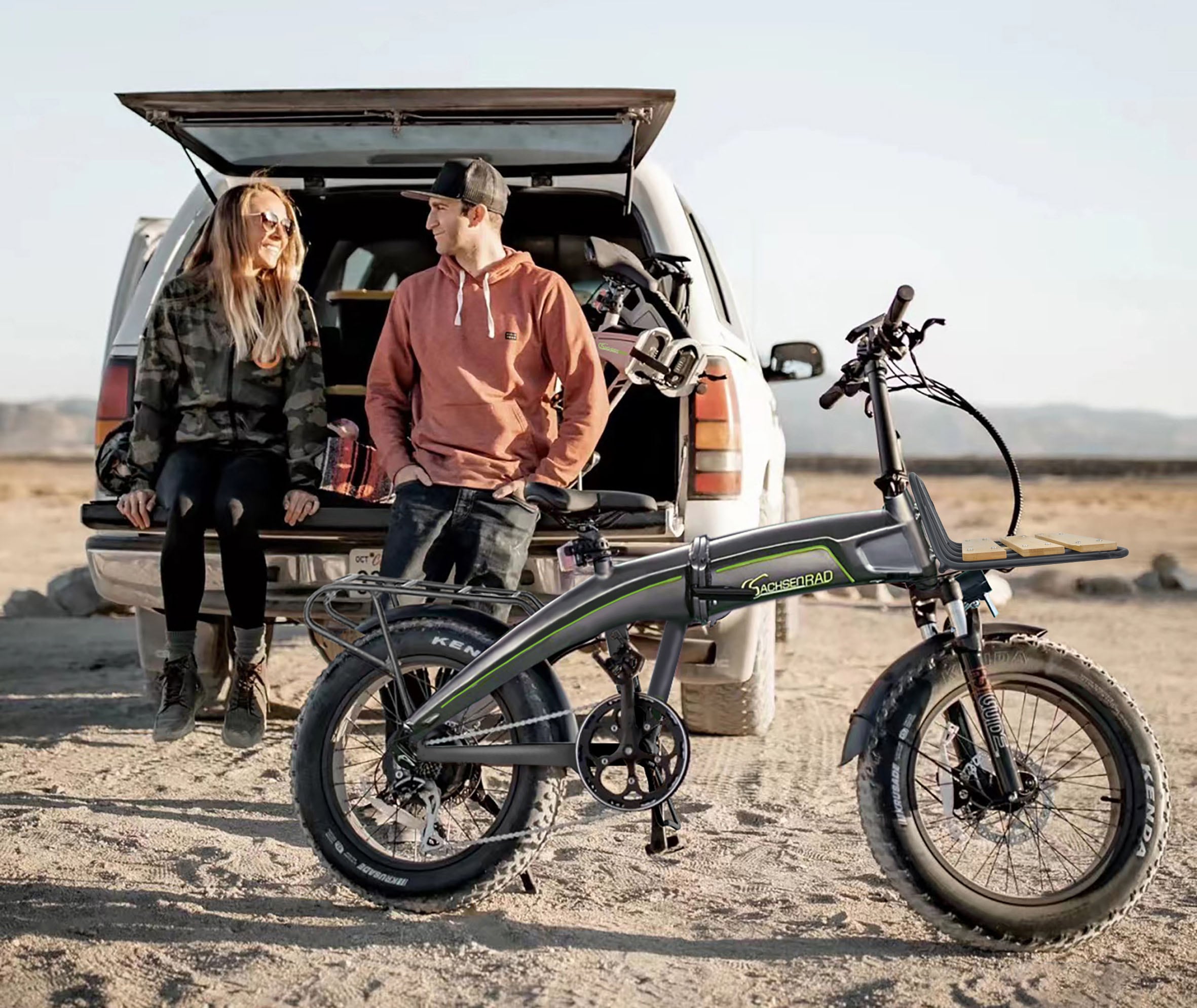 SachsenRad E-Bike »F6L«, 6 Gang, Shimano, Shimano 7-Gang-Schaltung, Heckmotor 250 W, (mit kostenloser Transporttasche), LCD-Steuerdisplay, Fahrmodus, Pedelec,
LED-Frontlicht / Rücklicht
