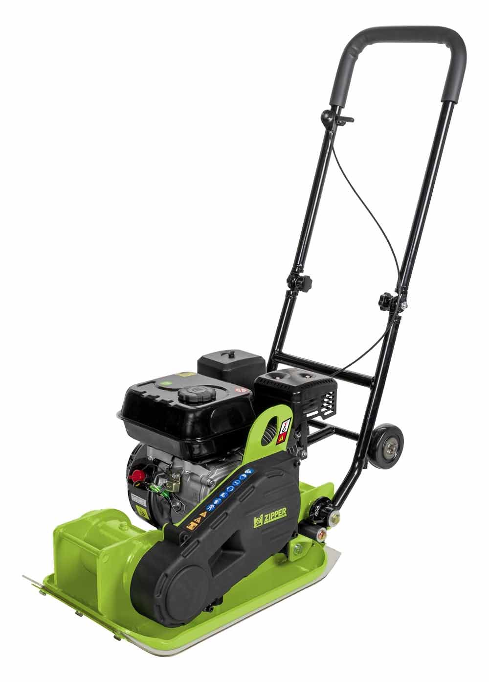 ZIPPER Rüttelplatte kompakte Größe für Transport und Lagerung