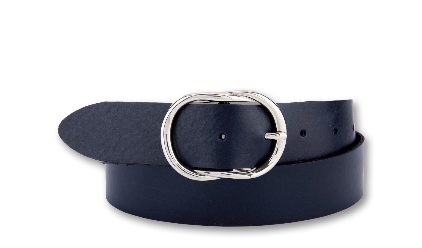 BERND GÖTZ Ledergürtel »Ledergürtel mit effektvoll geschlungener Ovalschließe«