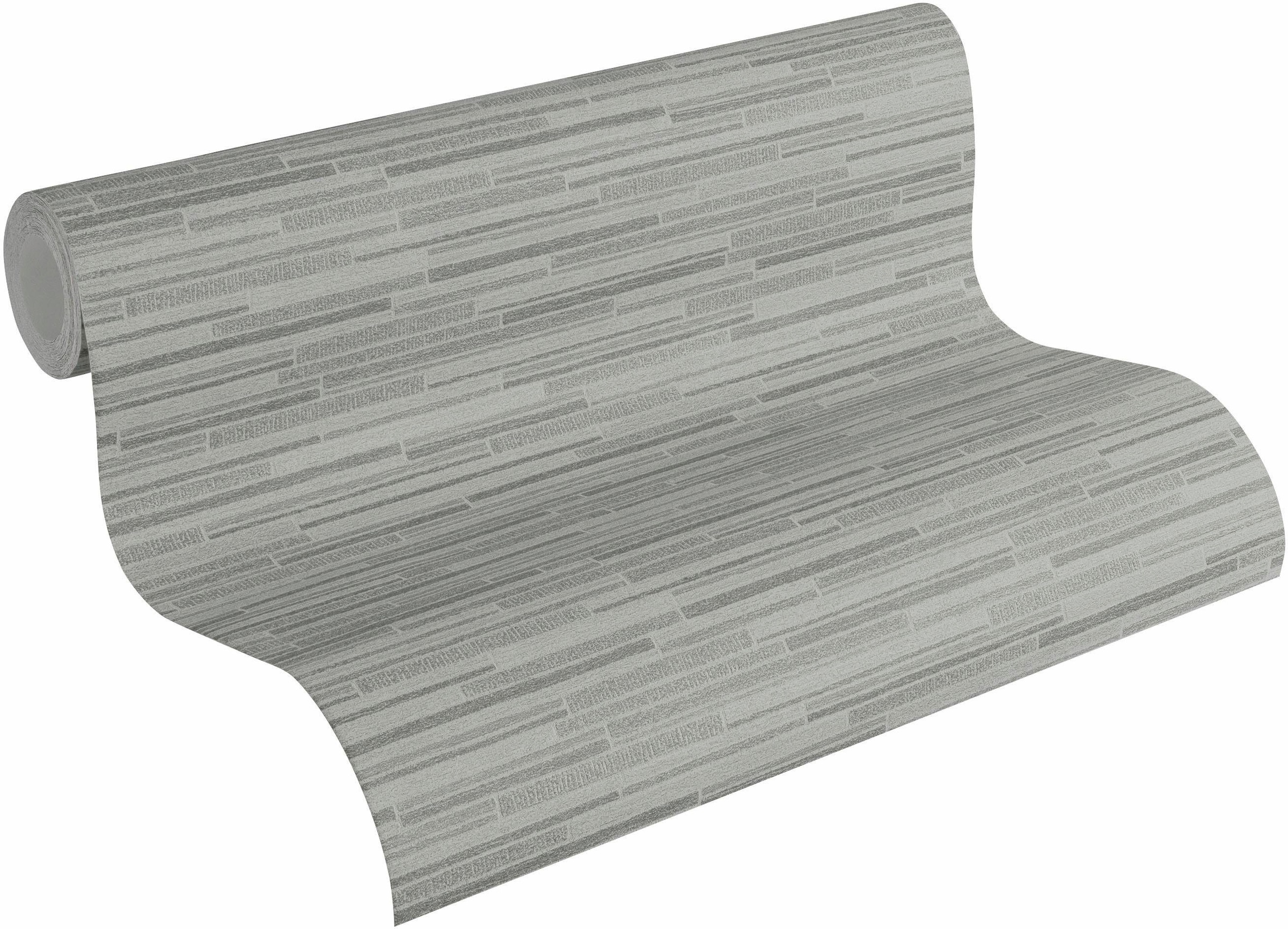 living walls Vliestapete »Best of Wood`n Stone 2nd Edition«, Steinoptik, Streifentapete