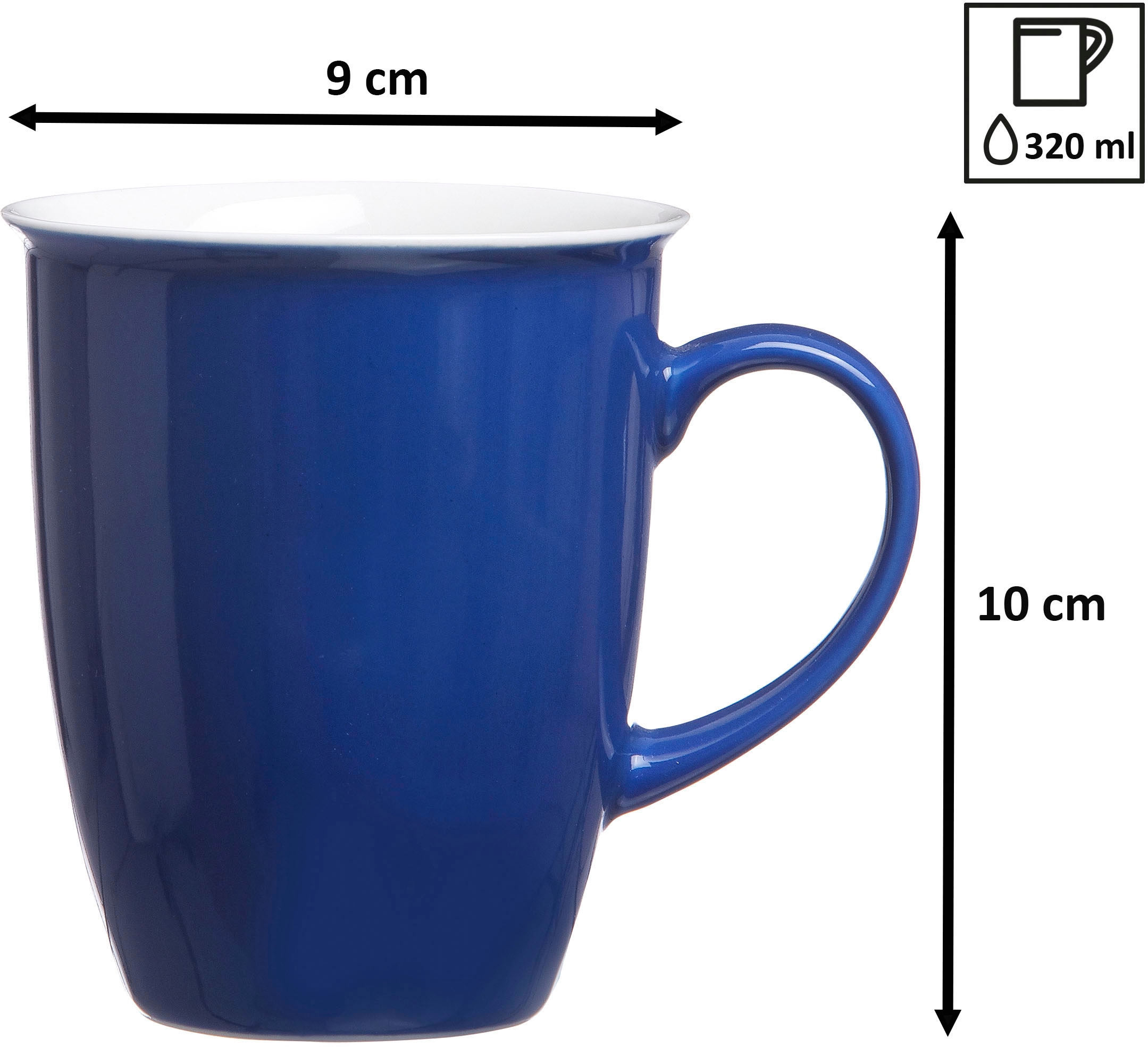 Ritzenhoff & Breker Becher »Doppio« 4-teilig günstig online kaufen