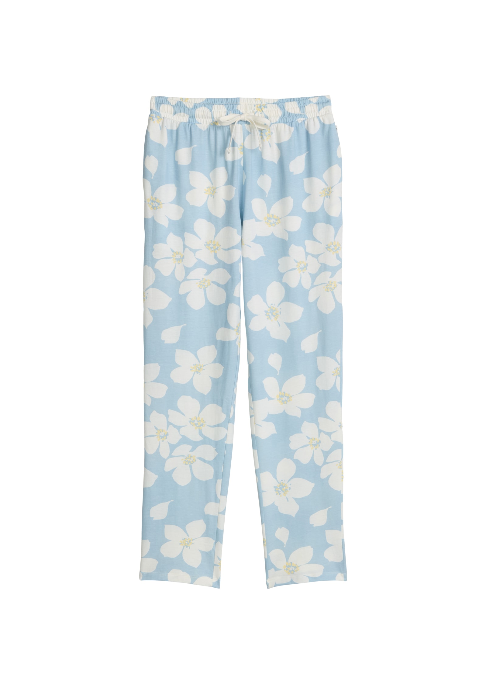 Marc O'Polo Pyjamahose »Mix N Match Cotton«  mit floralem Print, Gummizug und Bindeband