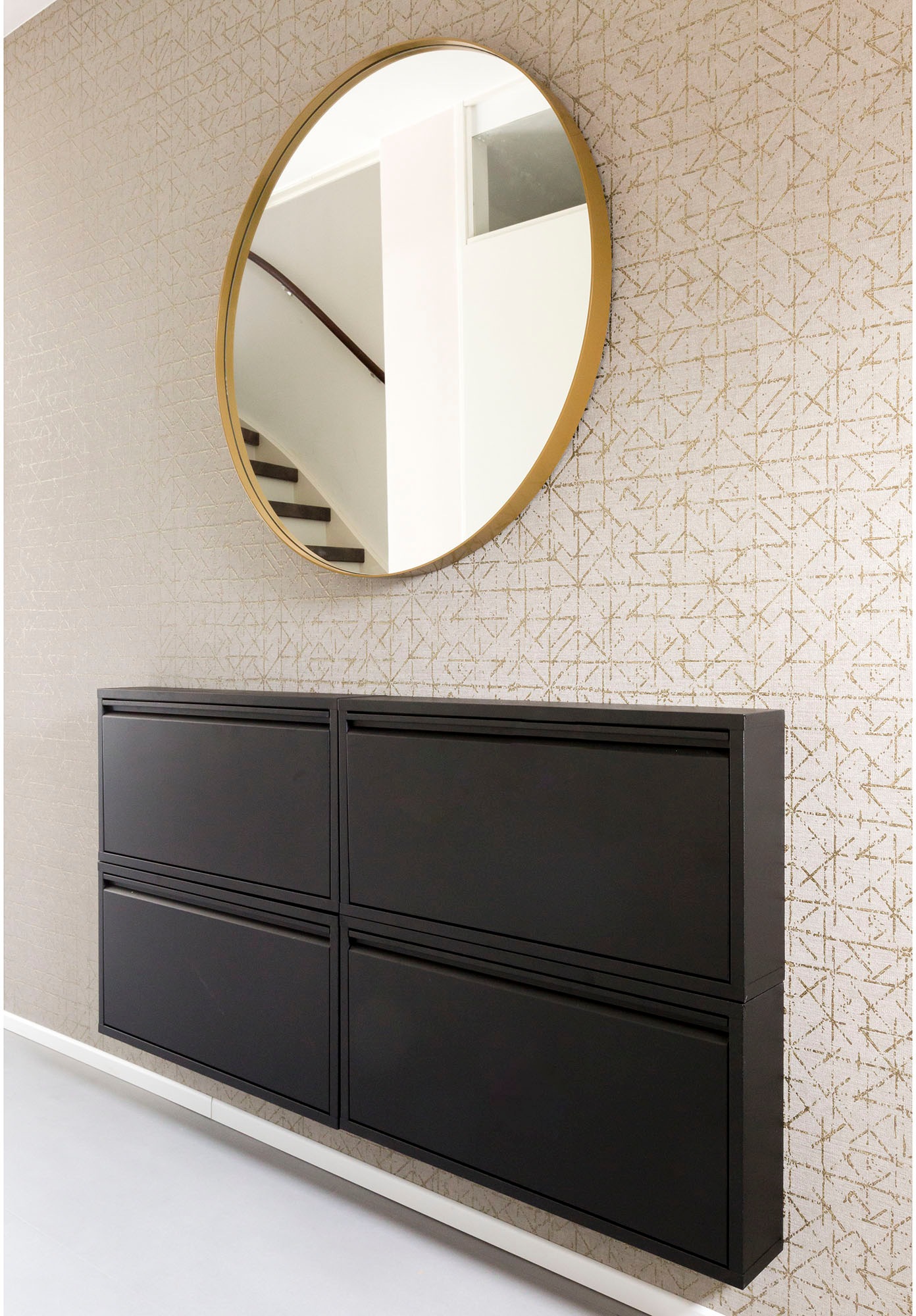 Spinder Design Schuhschrank Metall, Breite 75 cm, Tiefe 12,5 cm günstig online kaufen