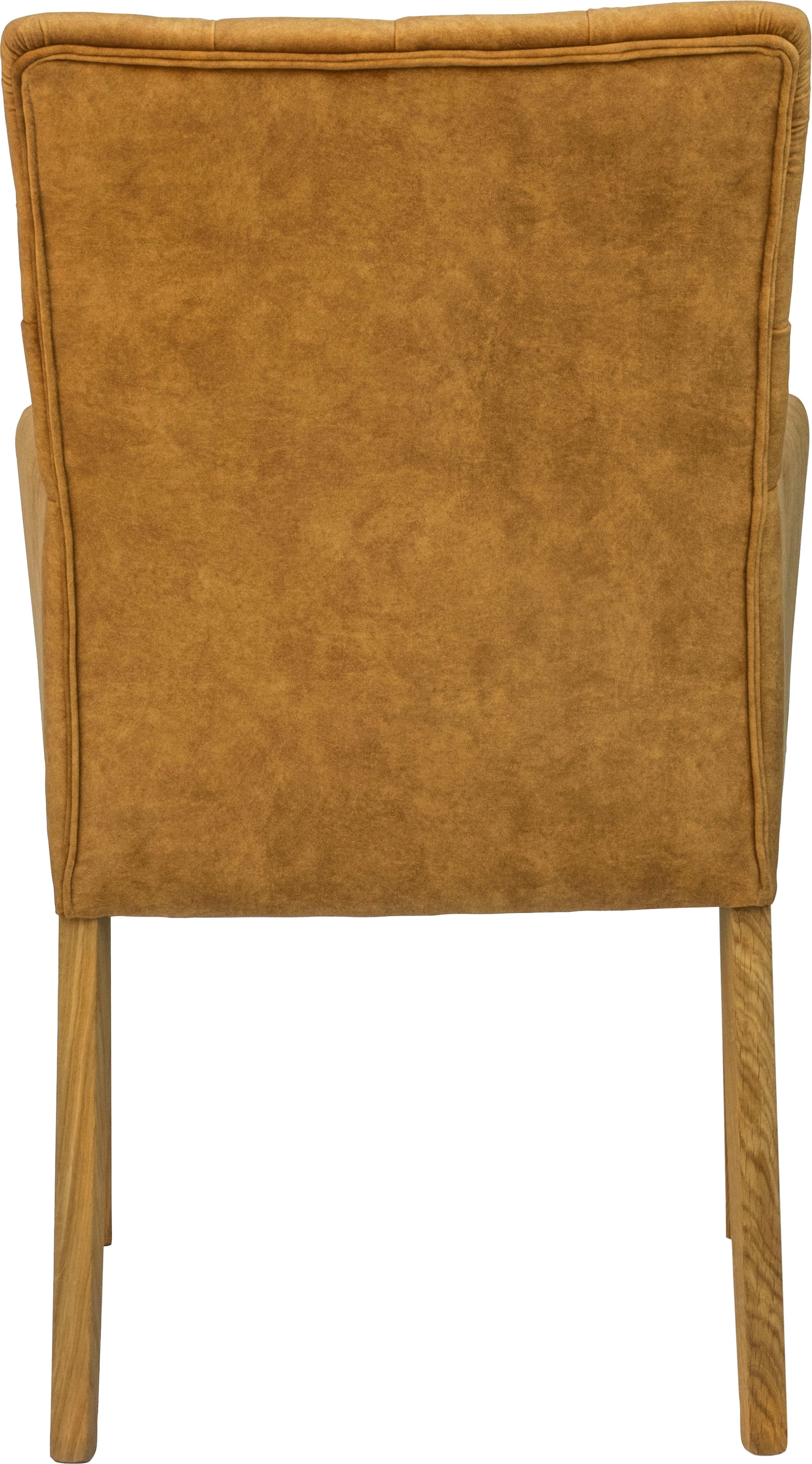 Leonique Armlehnstuhl »Peillon«, (Set), 1 St., Samtvelours, mit Knopfsteppung, Beine aus massiver Eiche