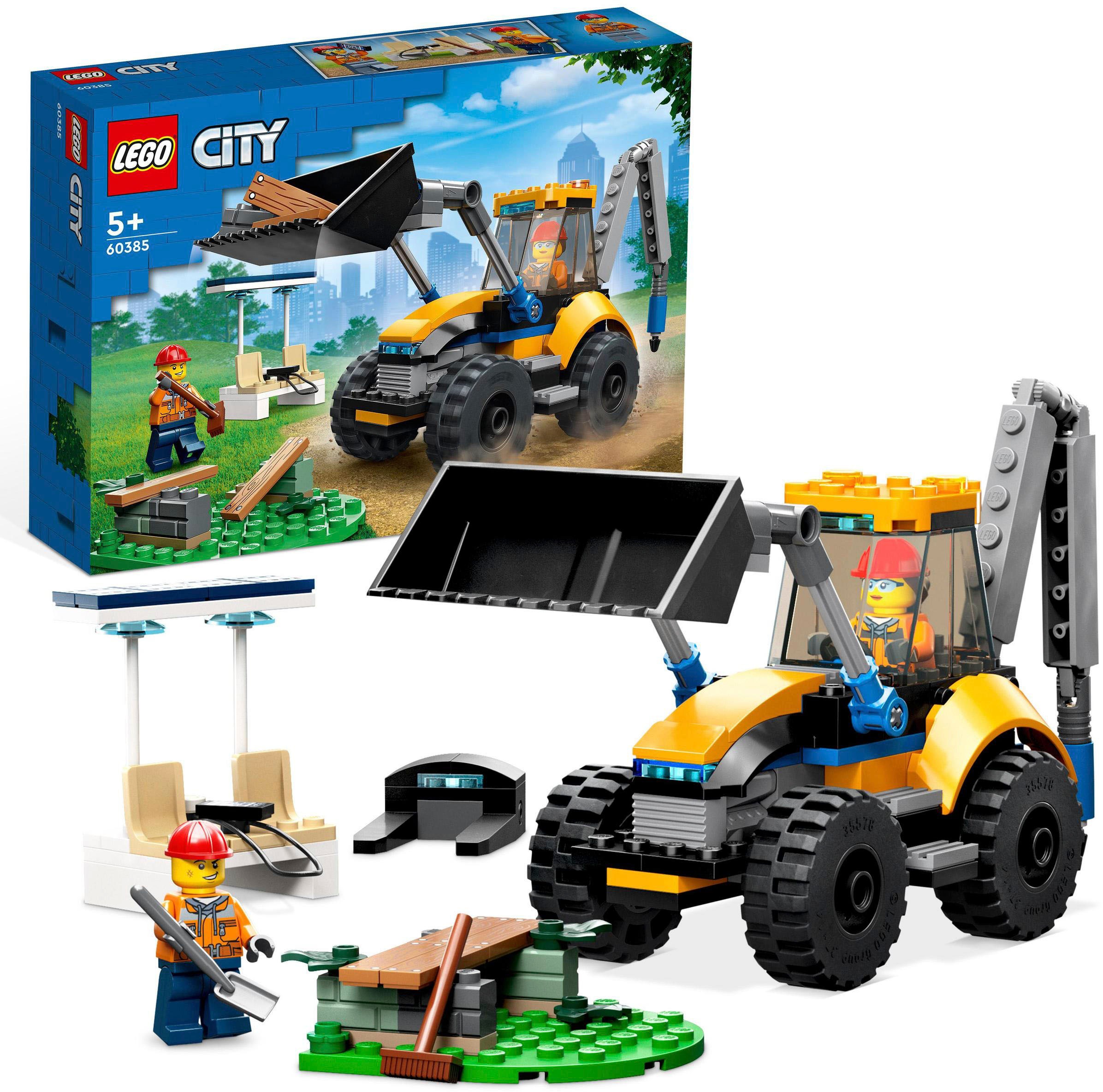 LEGO® Konstruktionsspielsteine »Radlader (60385), LEGO® City«, (148 St.), Made in Europe kaufen