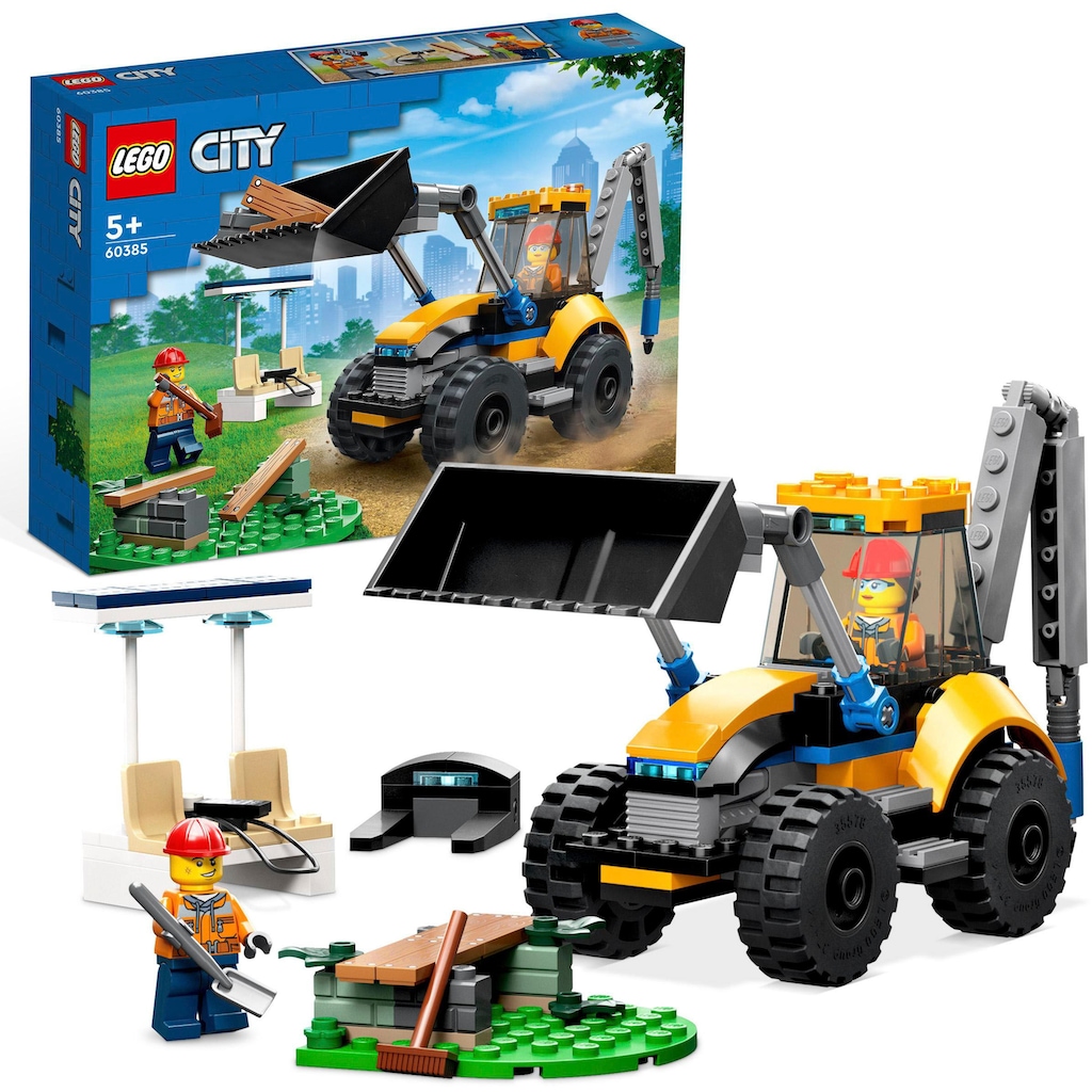 LEGO® Konstruktionsspielsteine »Radlader (60385), LEGO® City«, (148 St.)