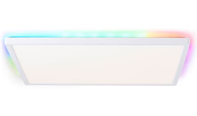 LED-Deckenleuchte »Nane«,  42x42cm, Hintergrundbeleuchtung mit Regenbogen-Effekt,...