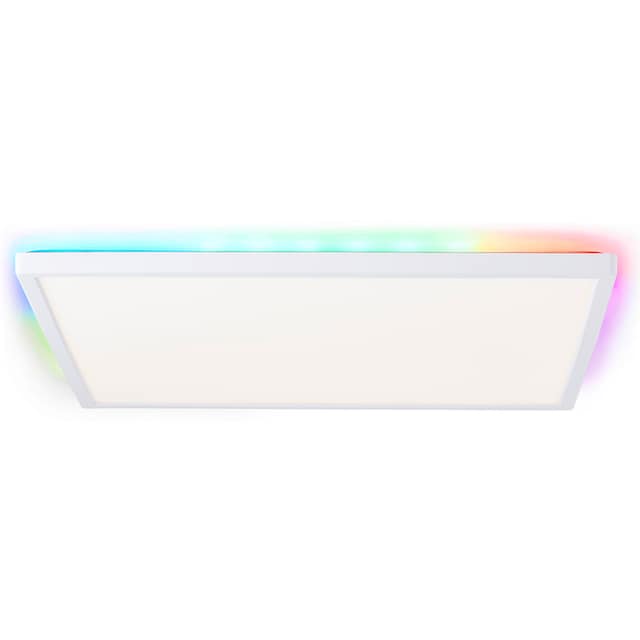 my home LED-Deckenleuchte »Nane«, 42x42cm, Hintergrundbeleuchtung mit  Regenbogen-Effekt, dimmbar, Nachtlichtfunktion, inkl. Fernbedienung auf  Raten bestellen