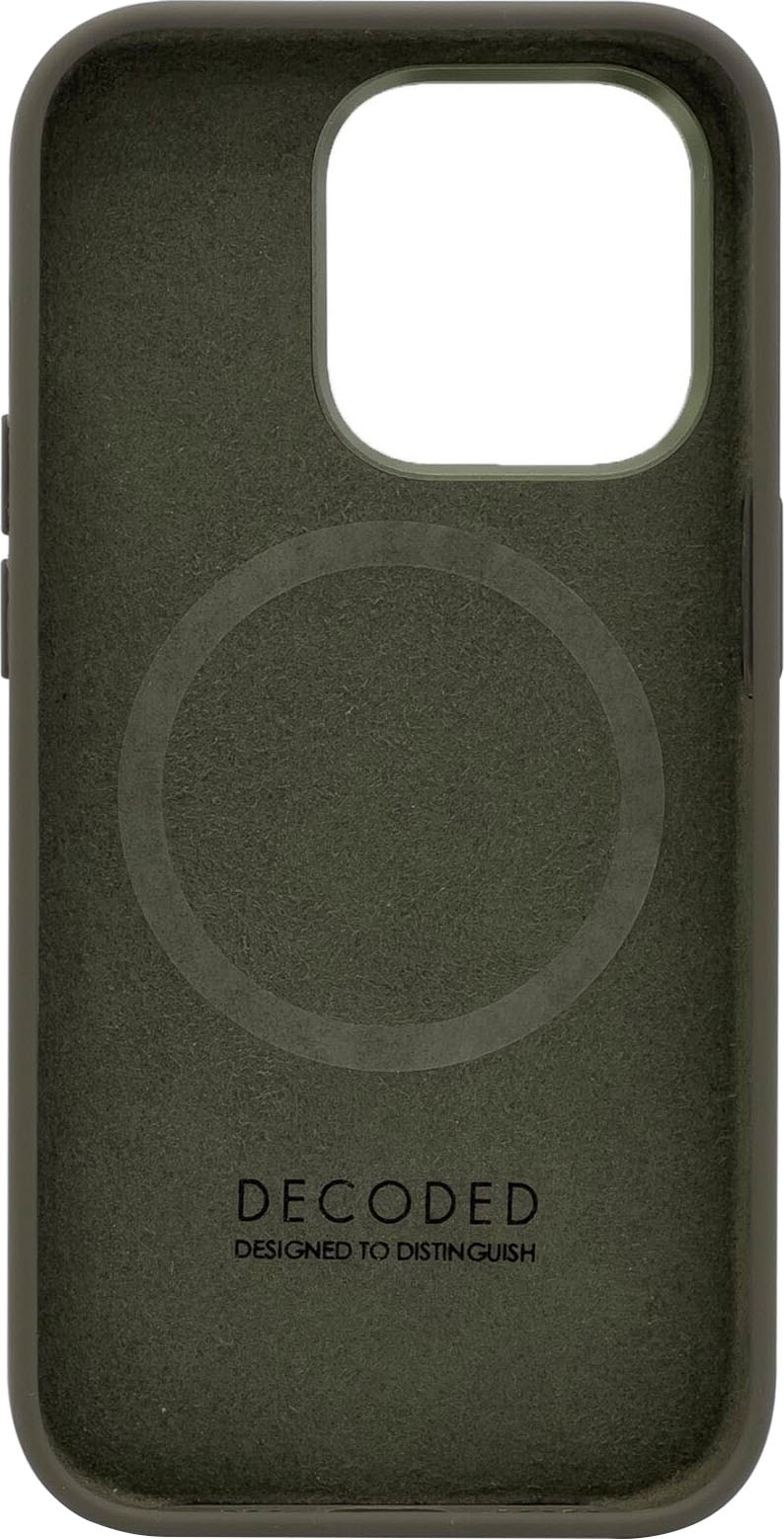 DECODED Smartphone-Hülle »AntiMicrobial Silicone Backcover iP 14 Pro Max«, iPhone 14 Pro Max
