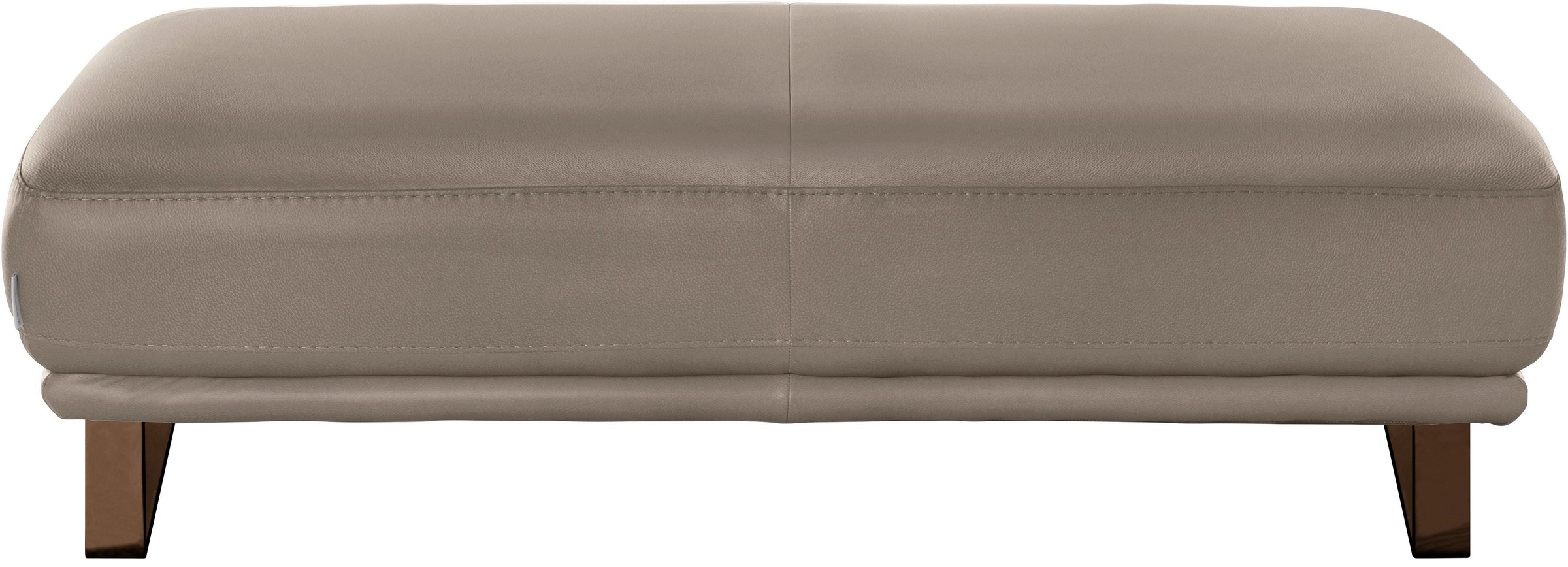 W.SCHILLIG Hocker »montanaa«, mit Metallkufen in Bronze pulverbeschichtet, Breite 141 cm