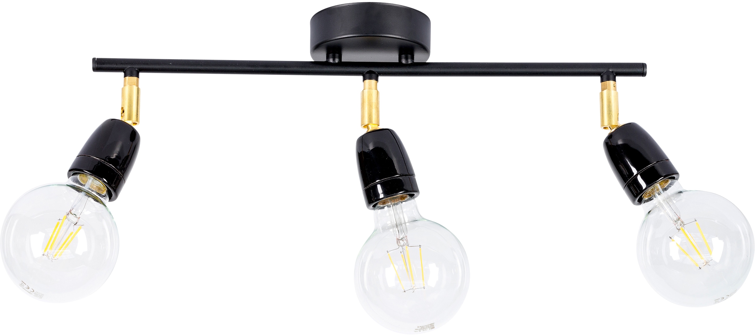 BRITOP LIGHTING Deckenleuchte »Porcia«, 3 flammig, Leuchtmittel E27   ohne günstig online kaufen