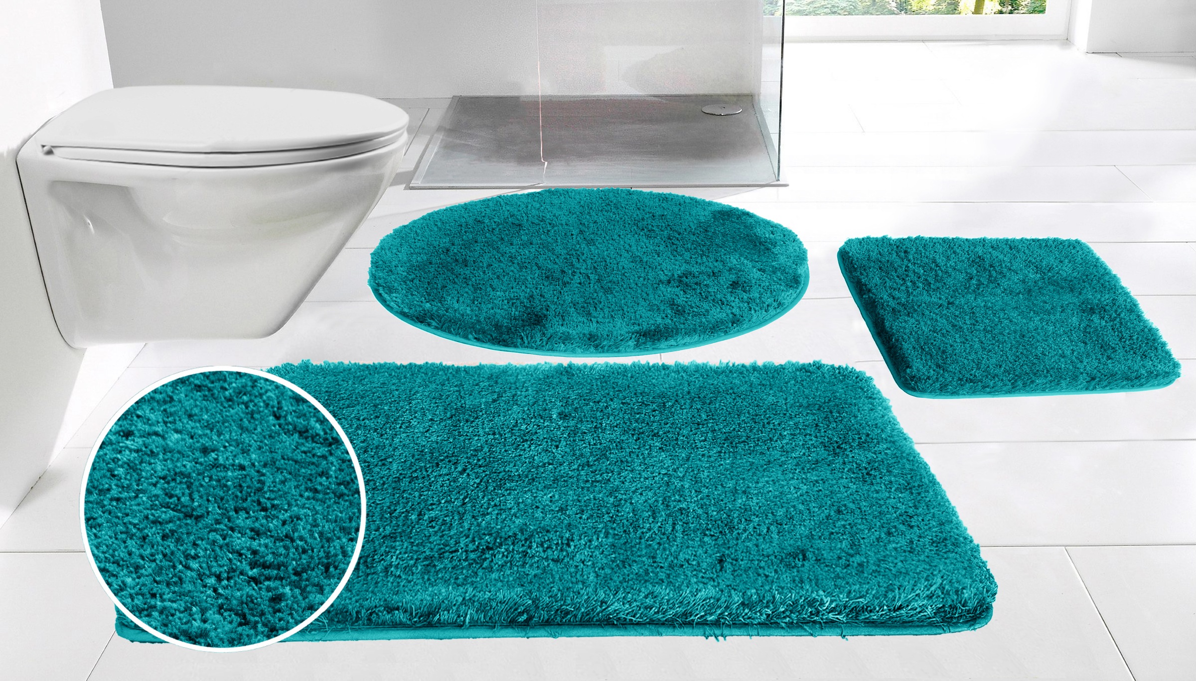 Möve Badematte »Superwuschel, Badvorleger, Badezimmer Teppich« Höhe 40 mm r günstig online kaufen