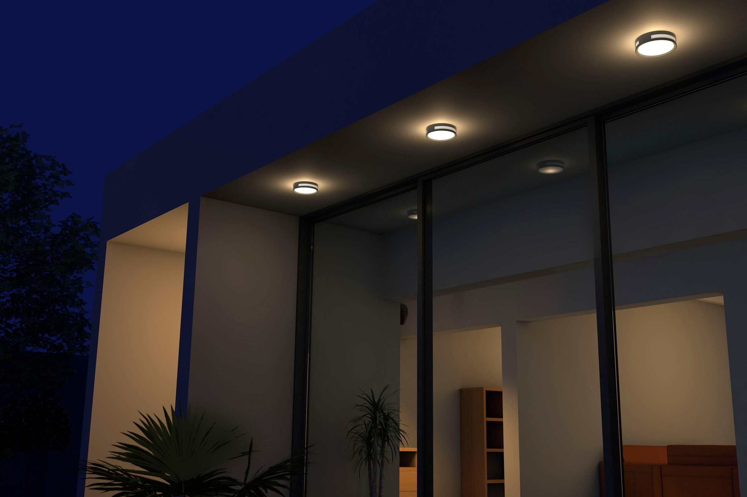LUTEC LED Außen-Wandleuchte »ROLA«, Leuchtmittel LED-Modul | LED fest integriert