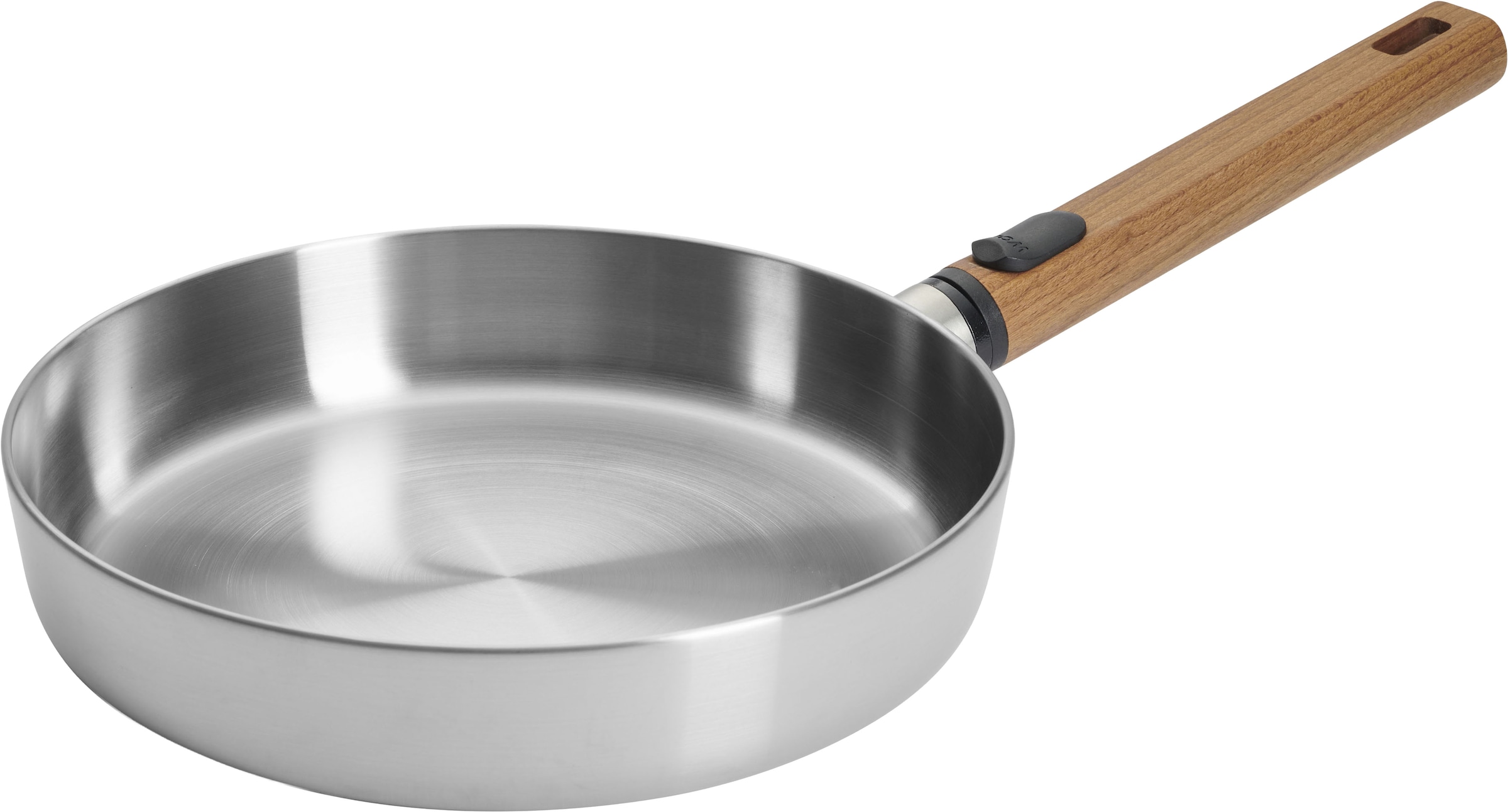 WOLL Bratpfanne »Logic Steel« Edelstahl 18/10 1 Stk. tlg. 5-Schicht-Aufbau günstig online kaufen