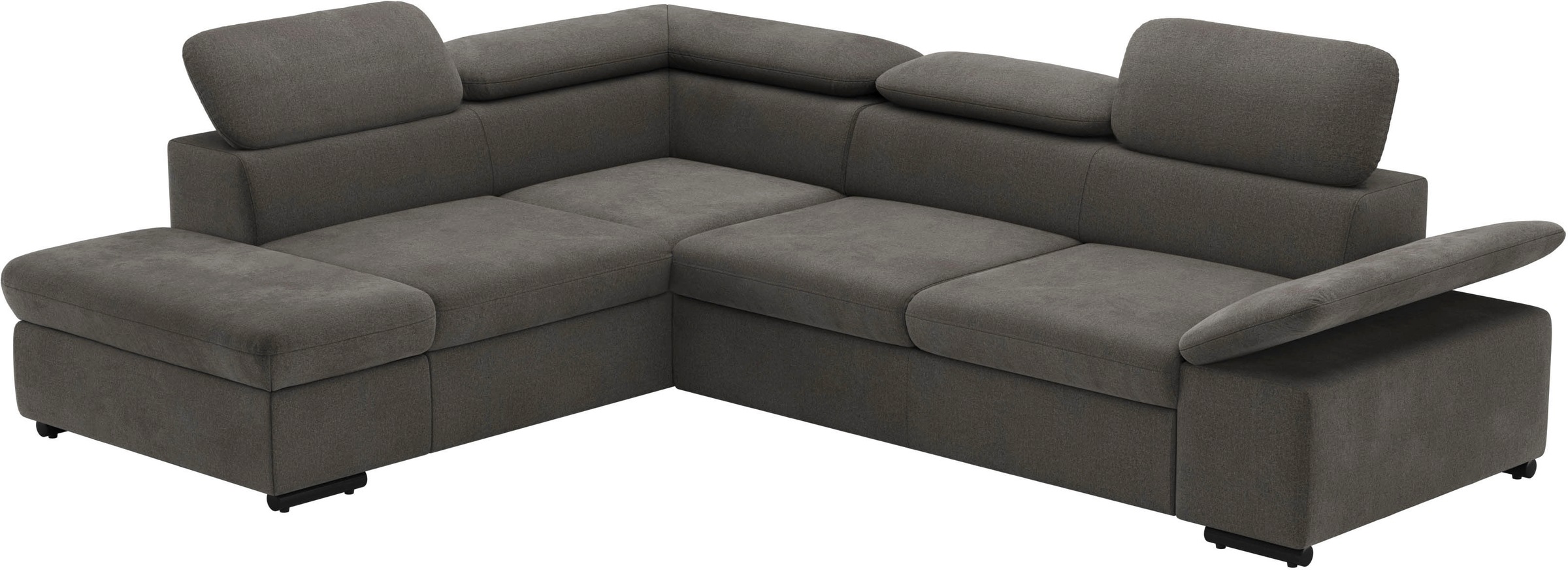 sit&more Ecksofa »Alcudia L-Form«, mit Armteilverstellung, optional Kopfteilverstellung und Bettfunktion